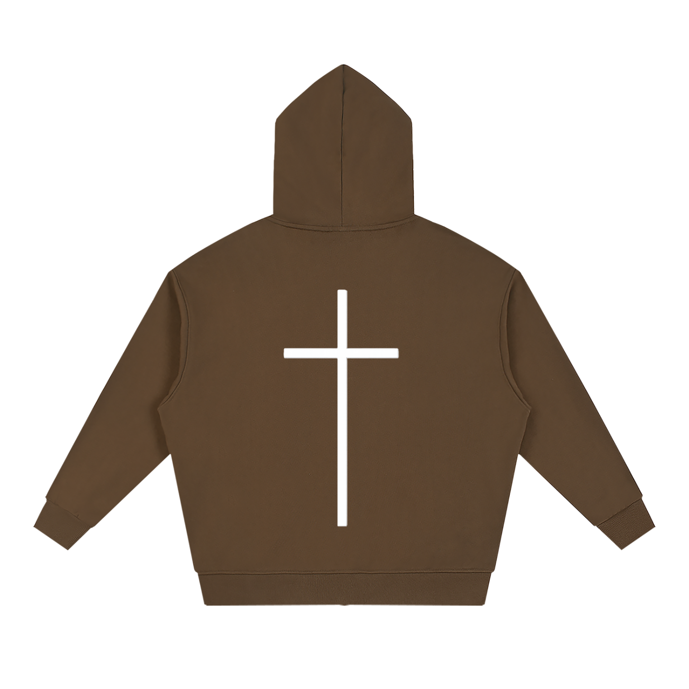Simple Cross Full Zip Hoodie