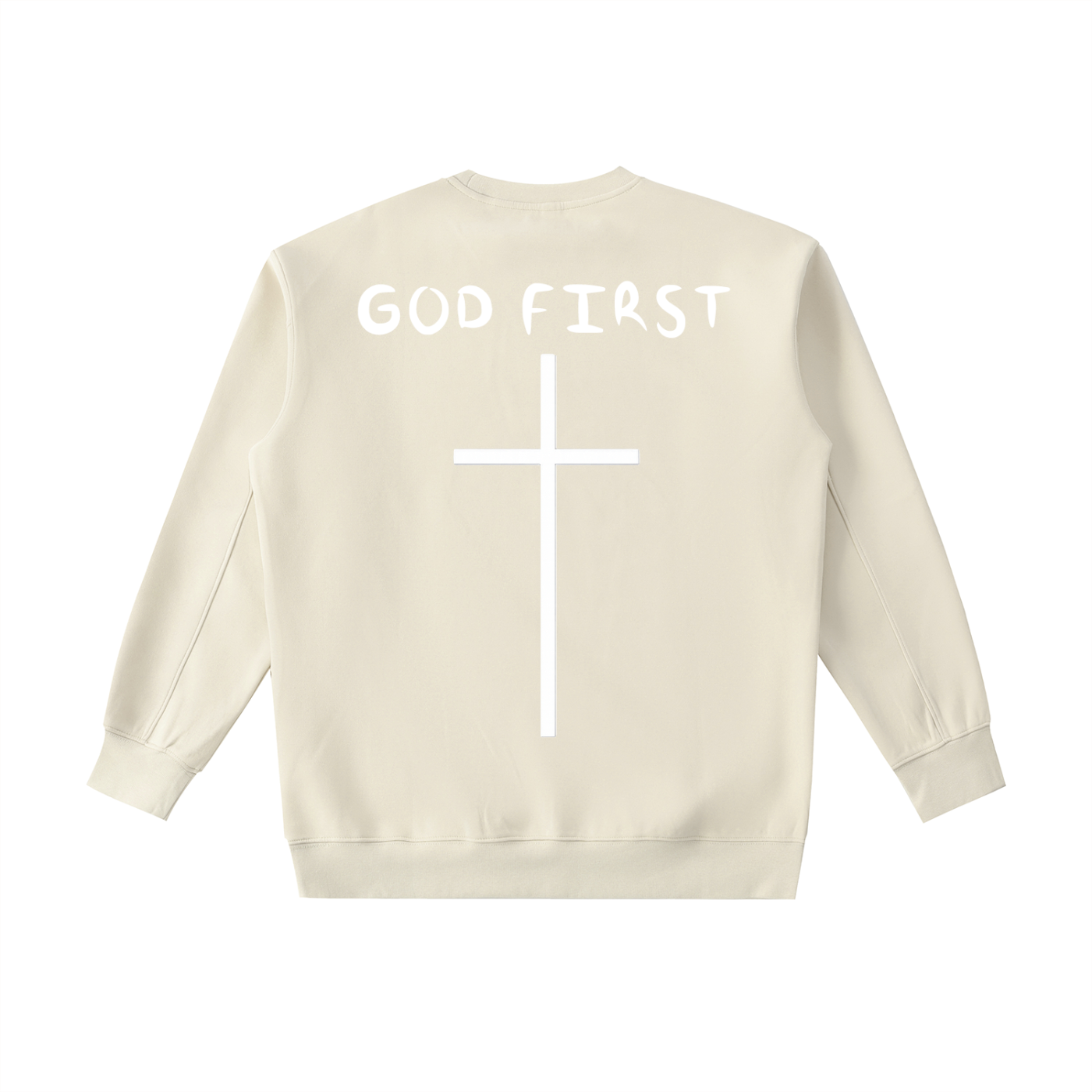 "GOD FIRST" Heavyweight Sweatshirt