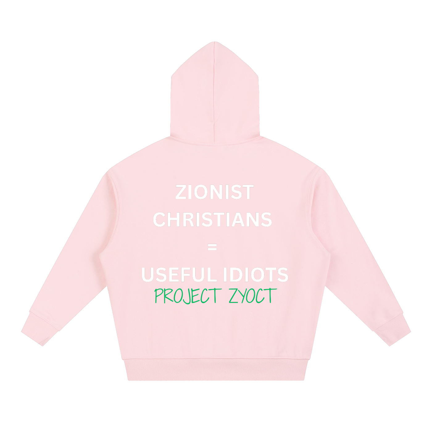 "Zionist Christians = Useful Idiots" Heavyweight Hoodie
