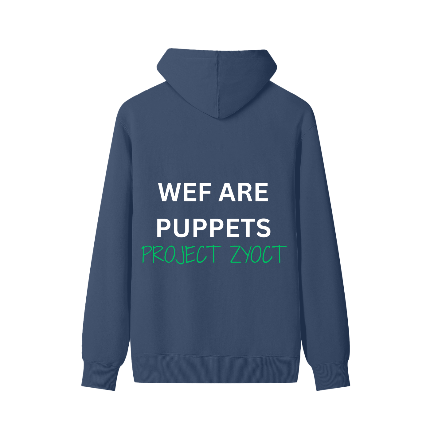 "WEF Are Puppets" Classic Cotton Hoodie