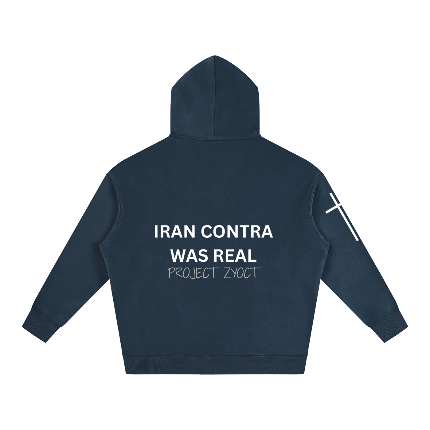 "Iran Contra Was Real" Oversize Hoodie