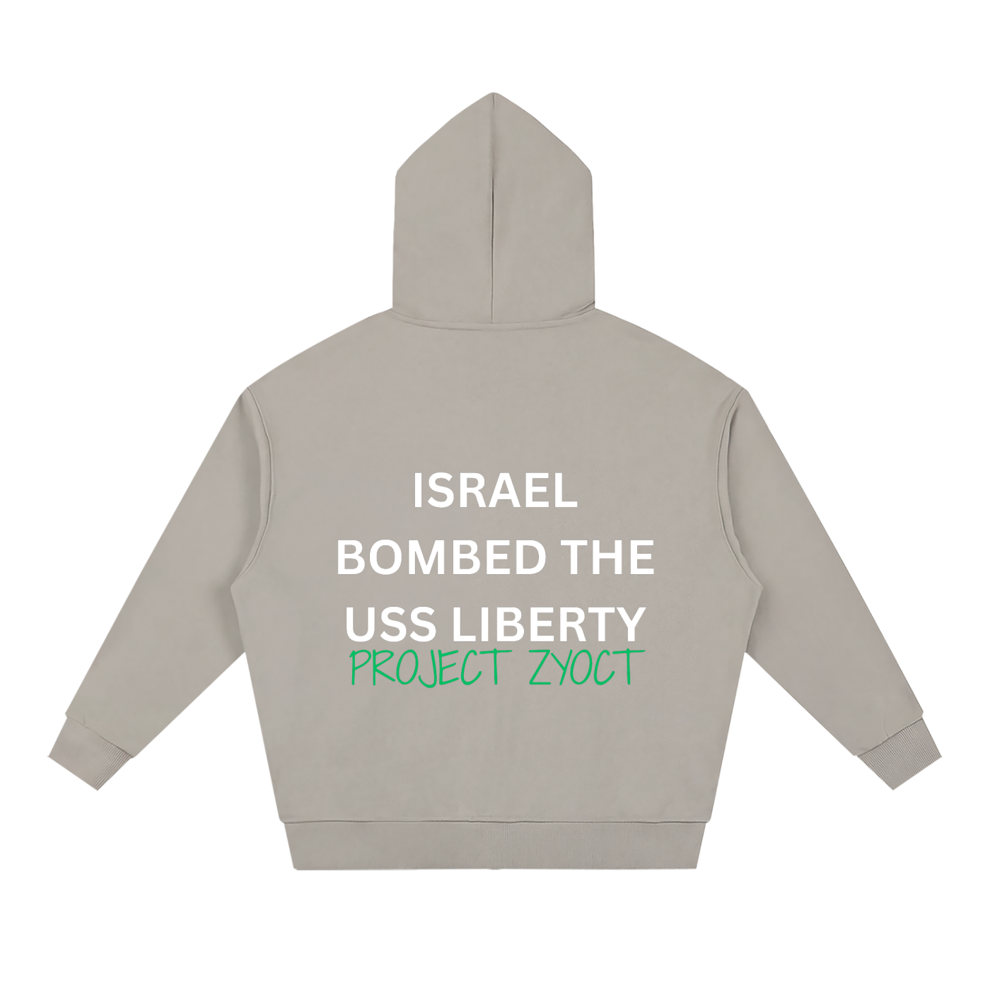 "Israel Bombed the USS Liberty" Full Zip Hoodie