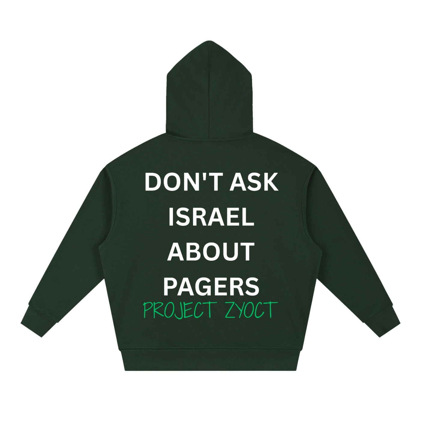 "Don't Ask Israel About Pagers" Heavyweight Hoodie