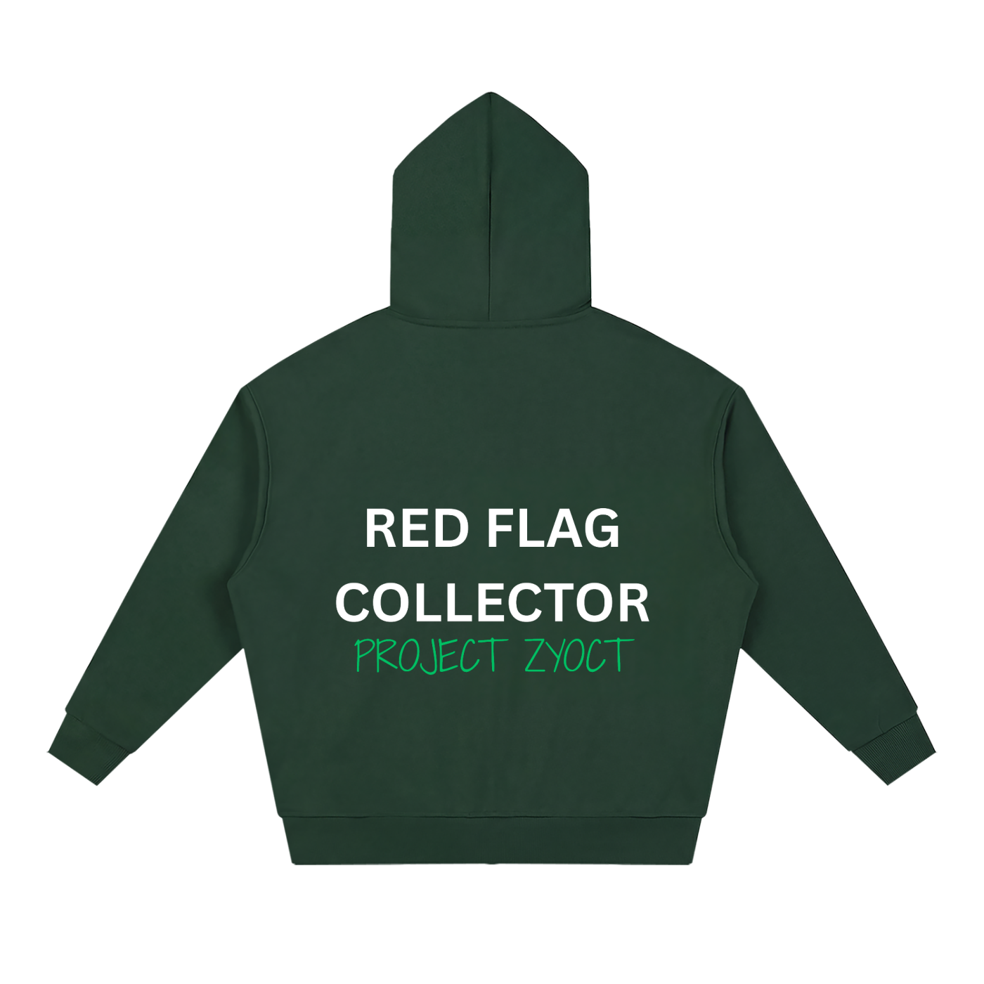"Red Flag Collector" Full Zip Hoodie
