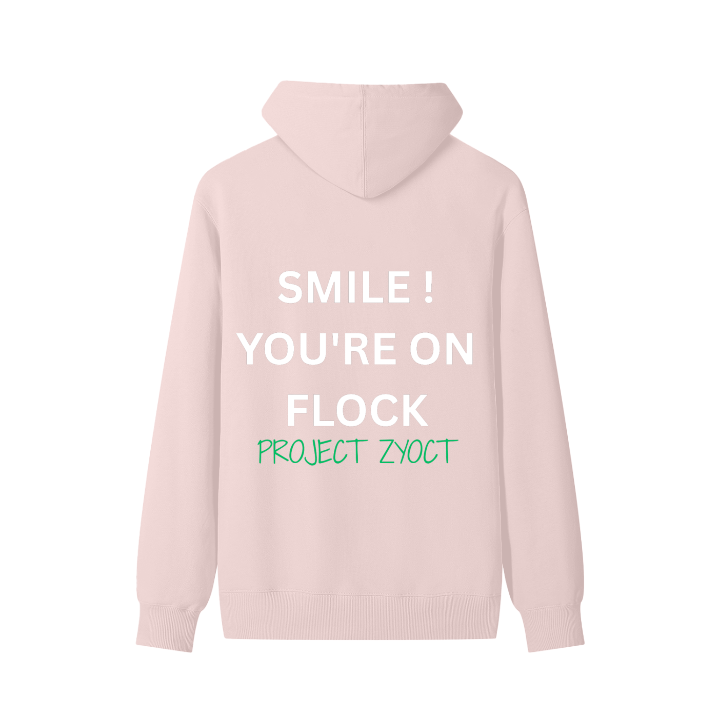"Smile You're On Flock" Classic Cotton Hoodie