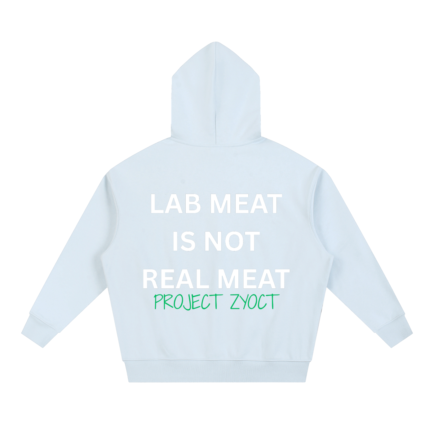 "Lab Meat is Not Real Meat" Heavyweight Hoodie
