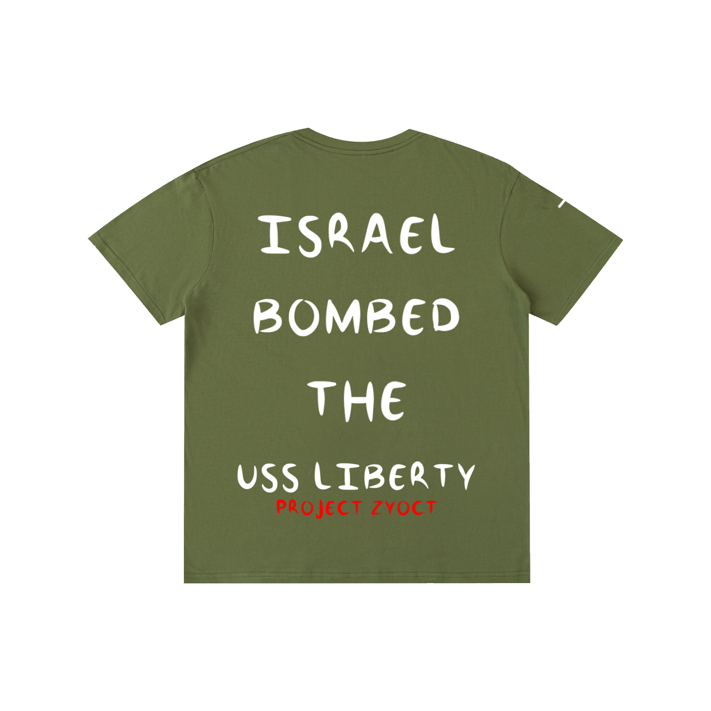 "Israel Bombed the USS Liberty" Cotton T-Shirt
