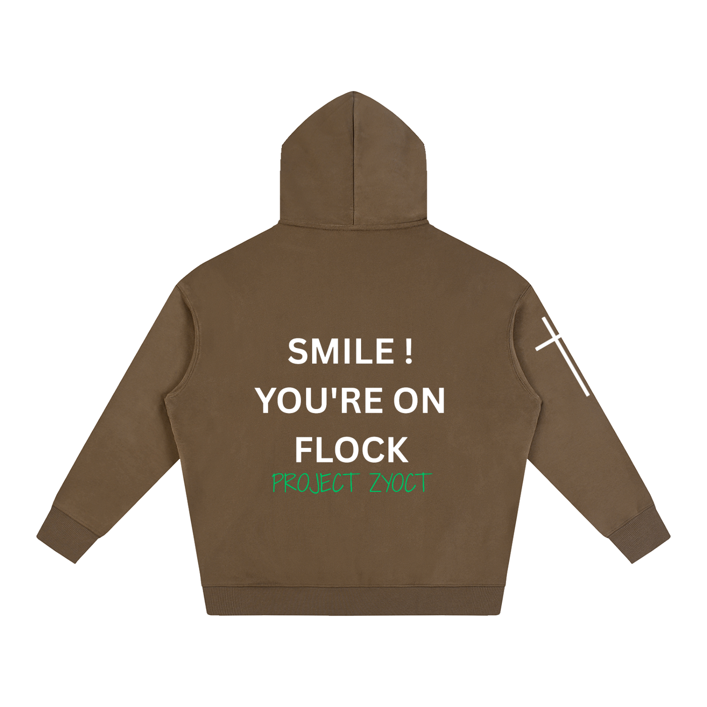 "Smile You're On Flock" Oversize Hoodie