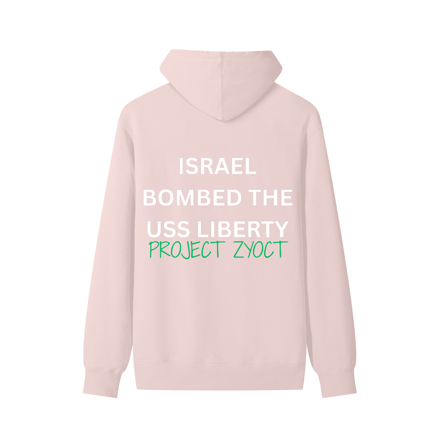 "Israel Bombed the USS Liberty" Classic Cotton Hoodie