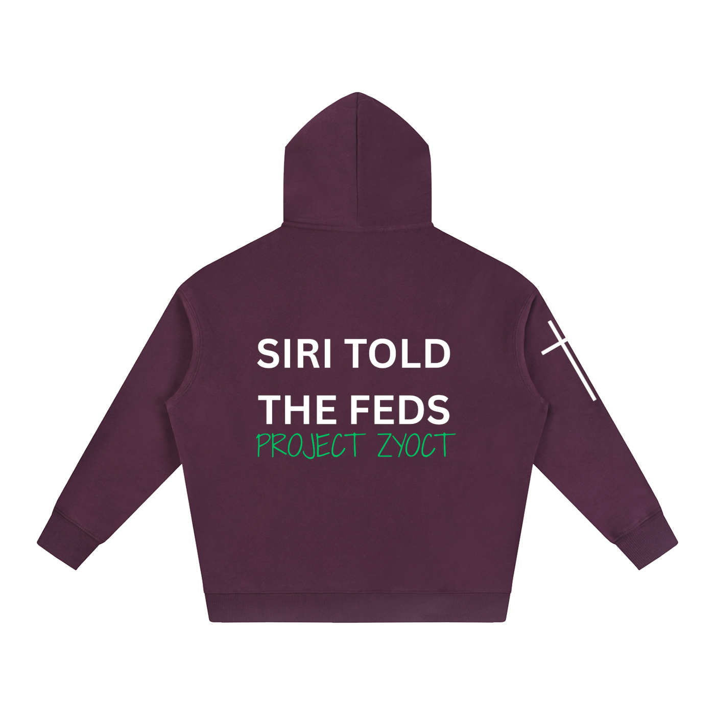 "Siri Told the Feds" Oversize Hoodie
