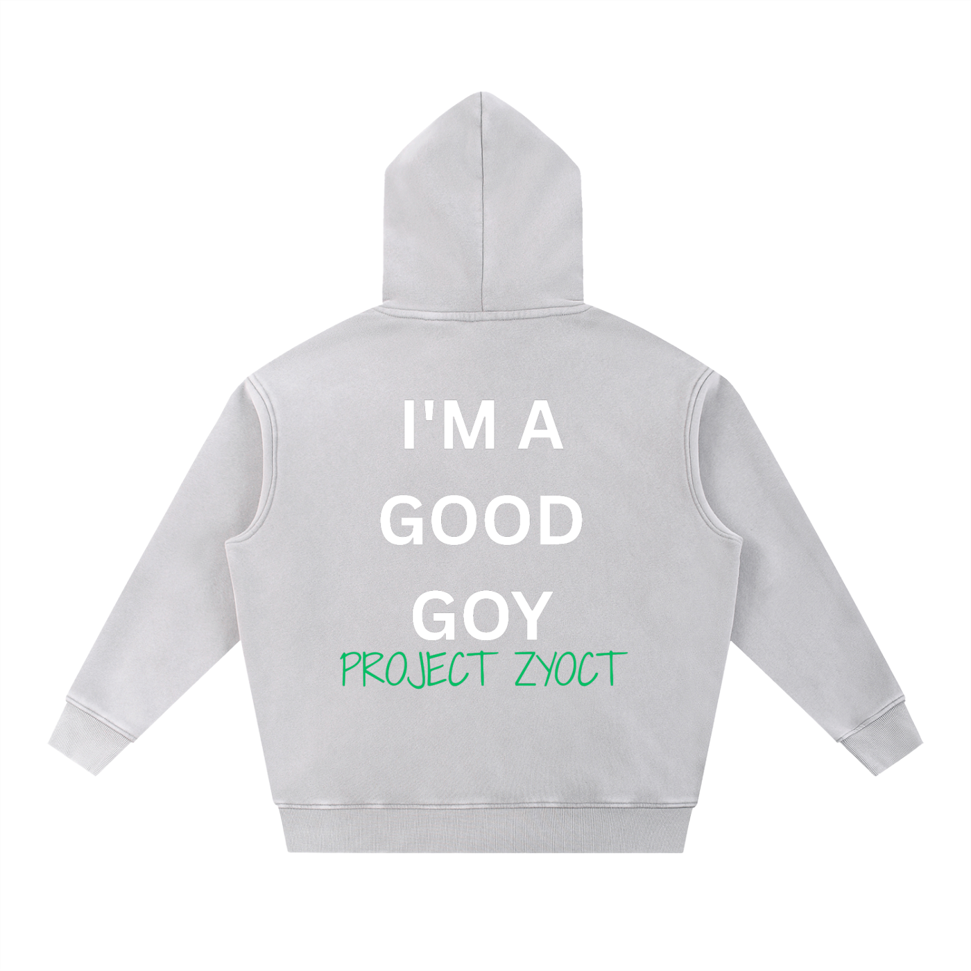 "I'm a Good Goy" Snow Wash Oversize Hoodie