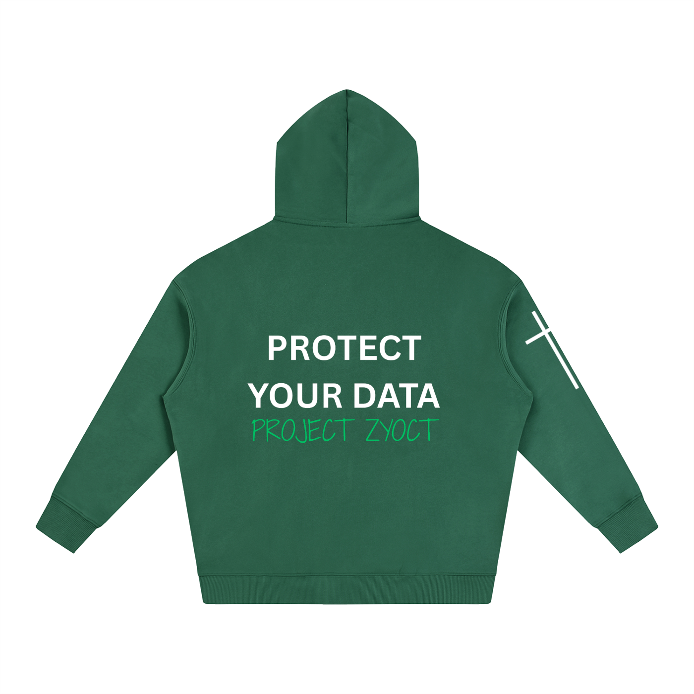 "Protect Your Data" Oversize Hoodie