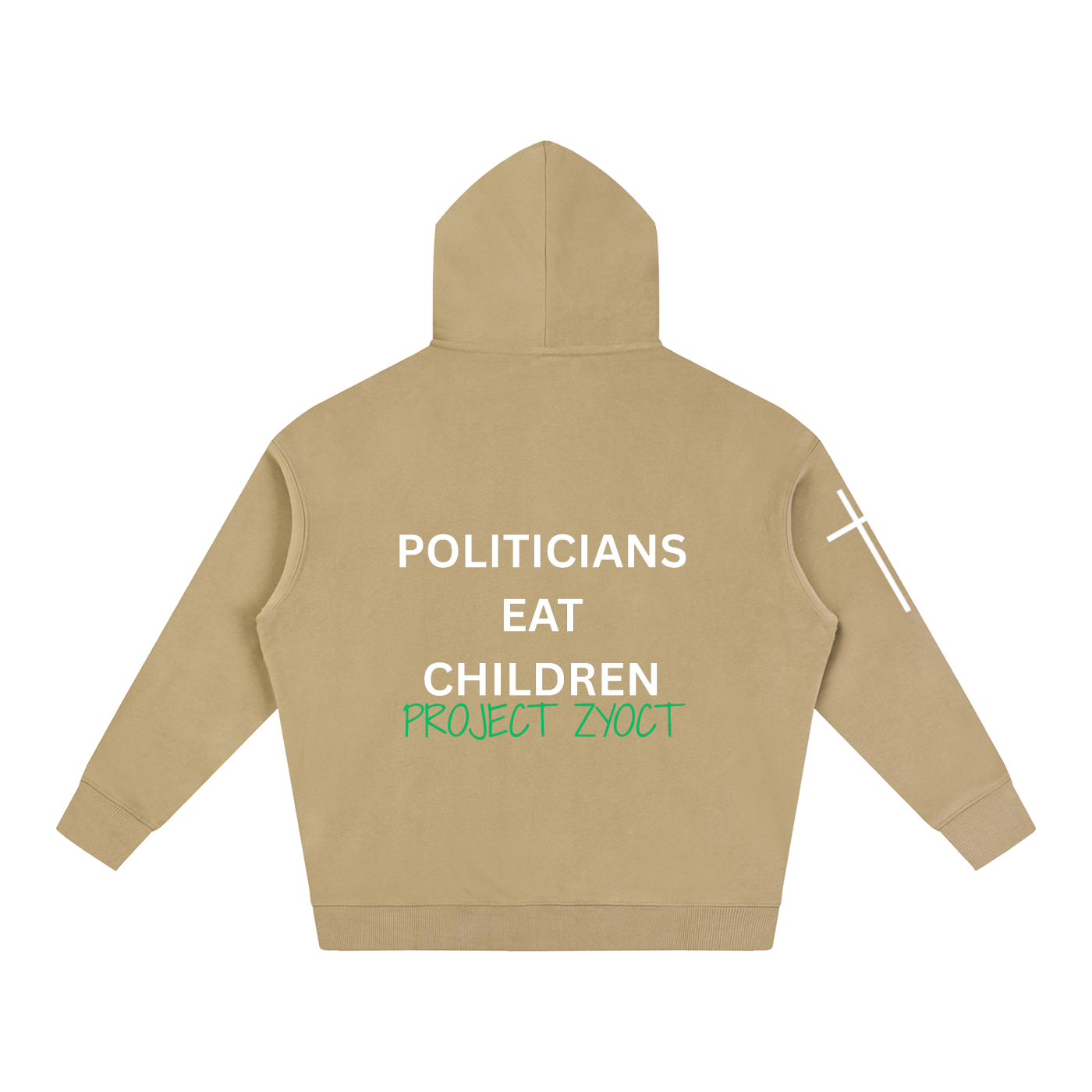 "Politicians Eat Children" Oversize Hoodie