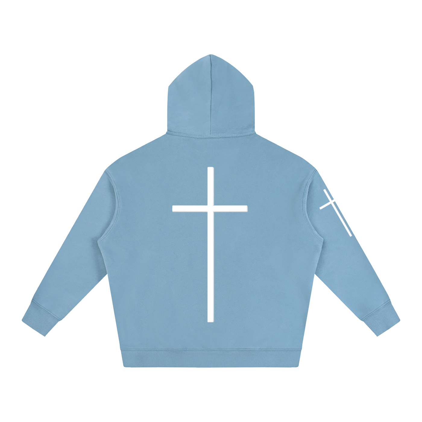 Simple Cross Oversize Hoodie