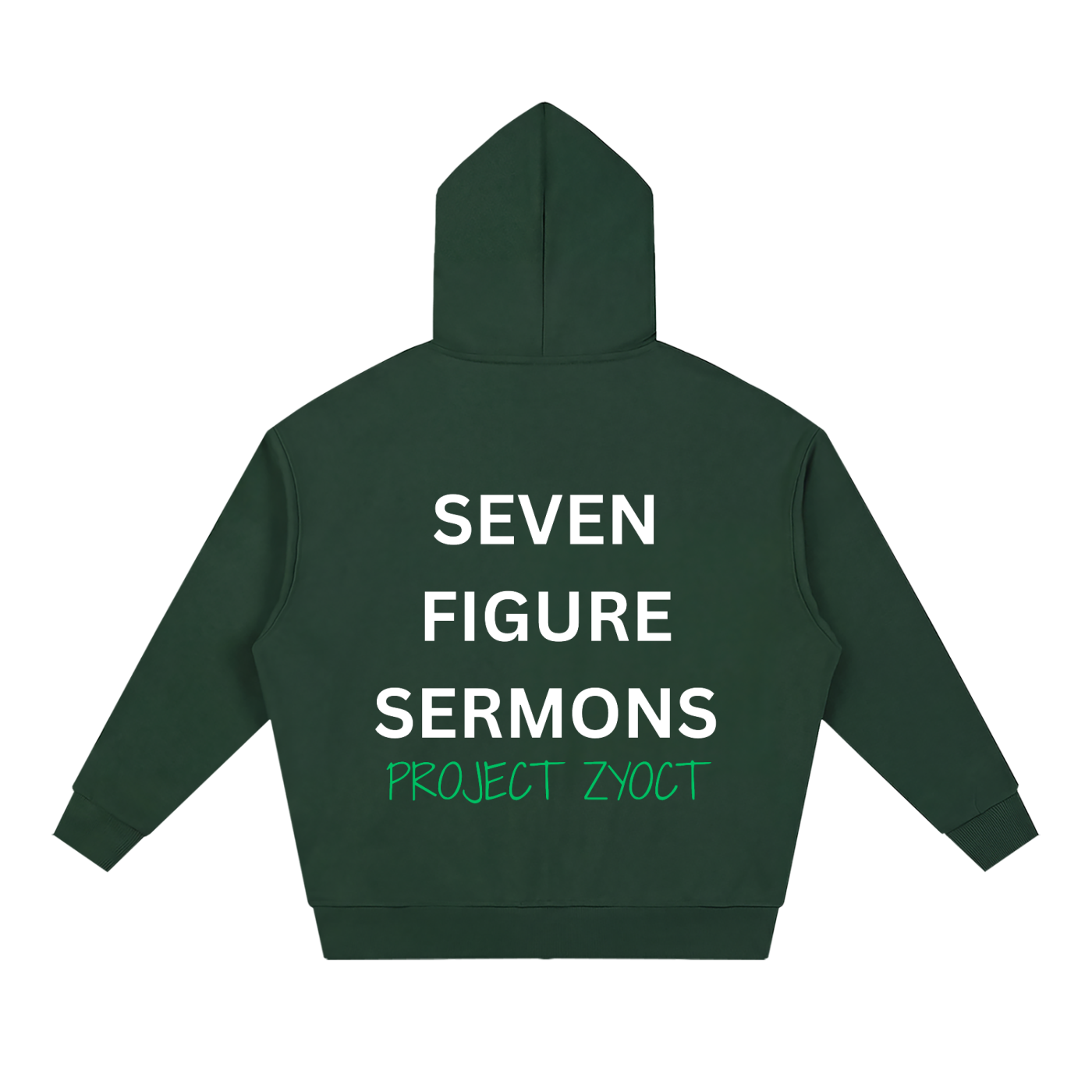 "Seven Figure Sermons" Full Zip Hoodie