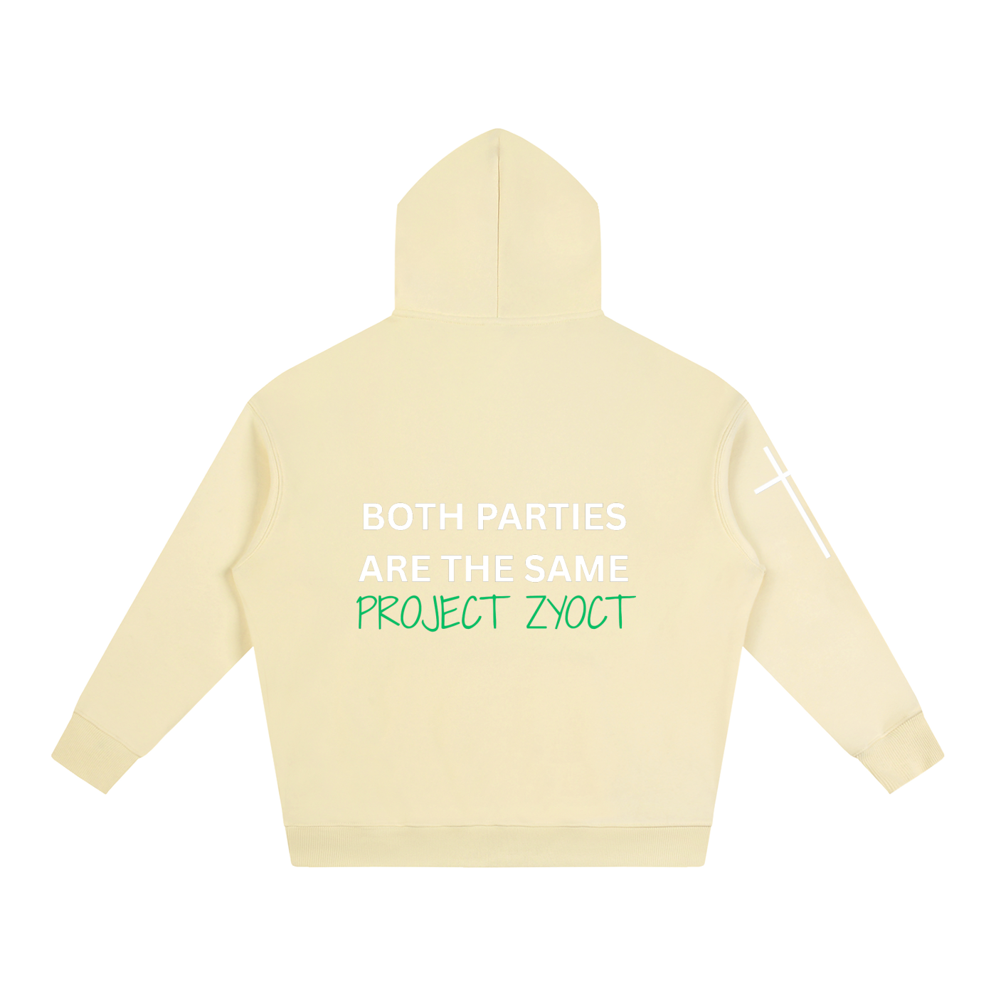 "Both Parties Are the Same" Oversize Hoodie