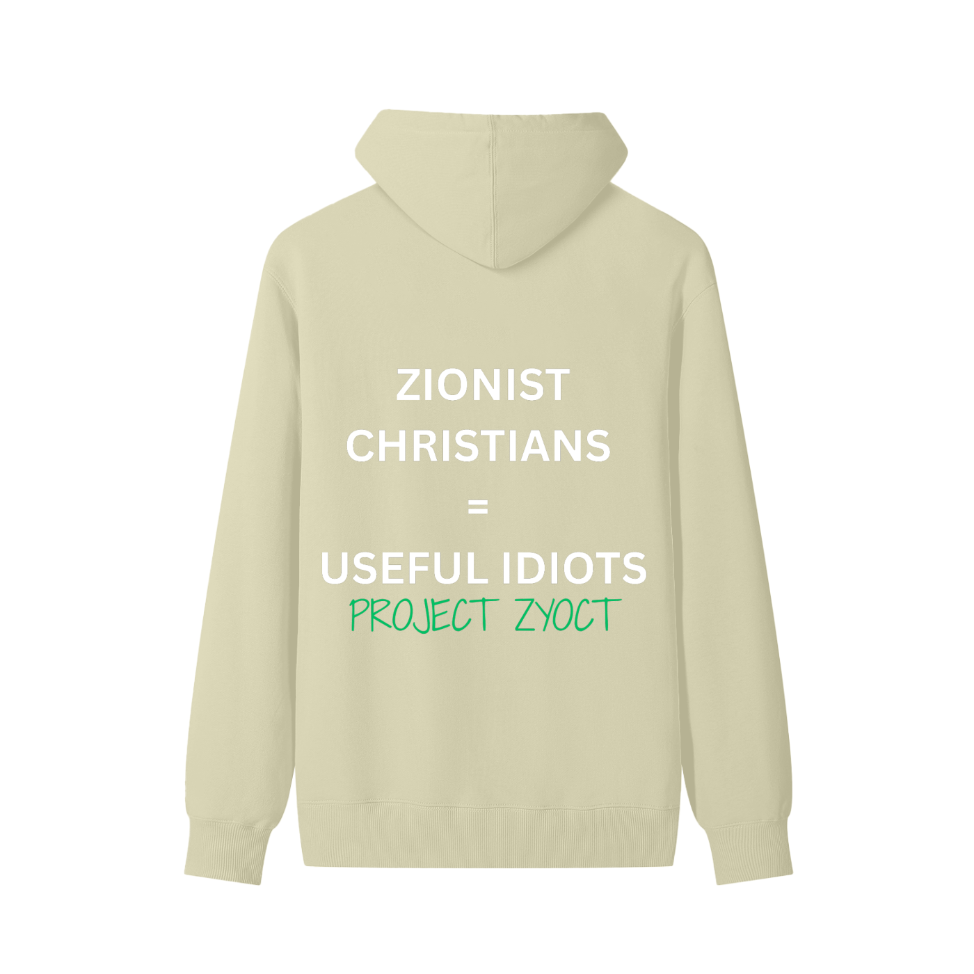 "Zionist Christians = Useful Idiots" Classic Cotton Hoodie