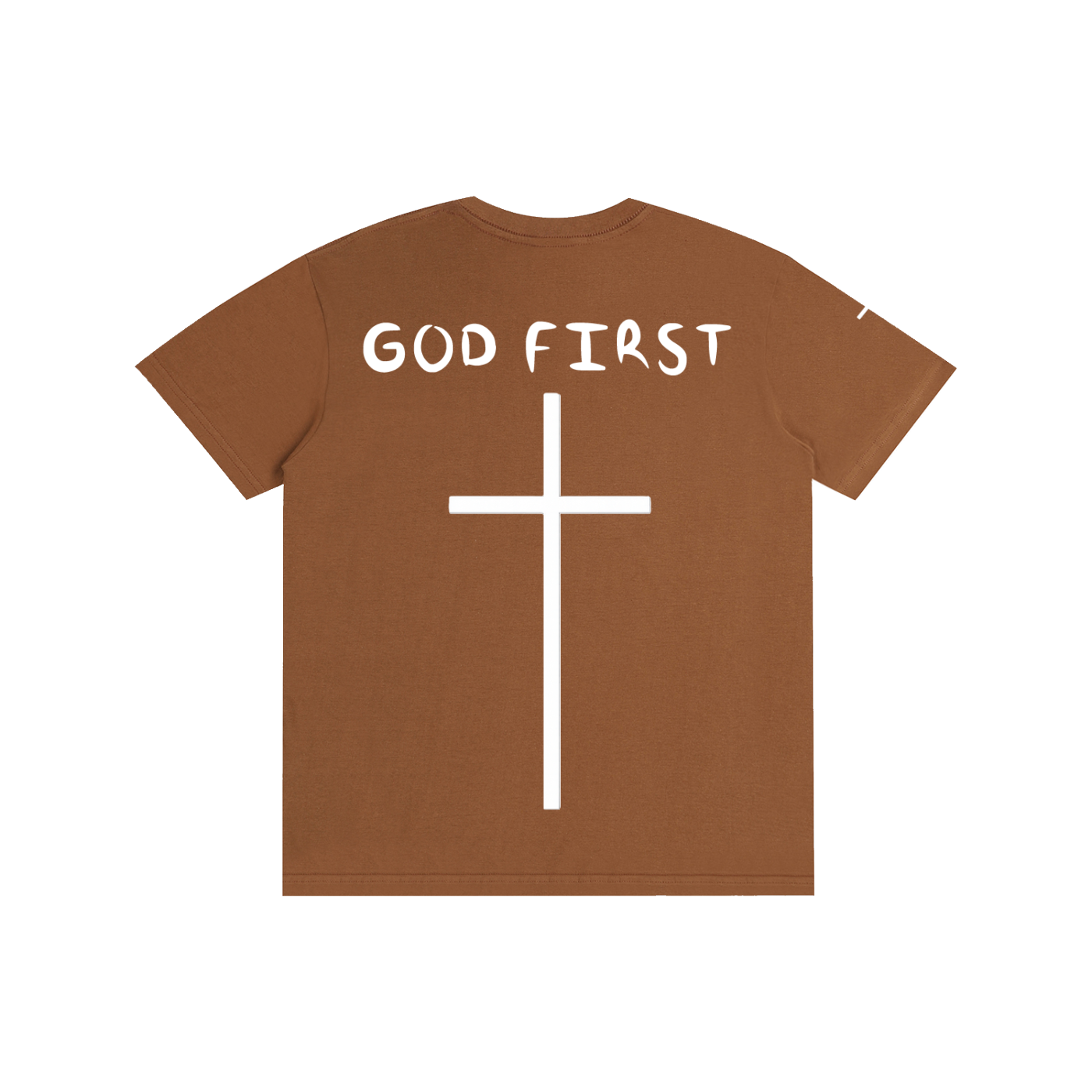 "GOD FIRST" Cotton T-Shirt