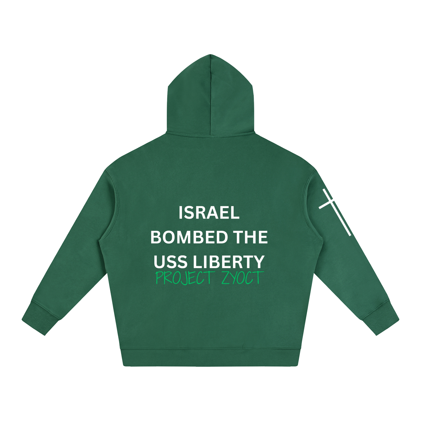 "Israel Bombed the USS Liberty" Oversize Hoodie