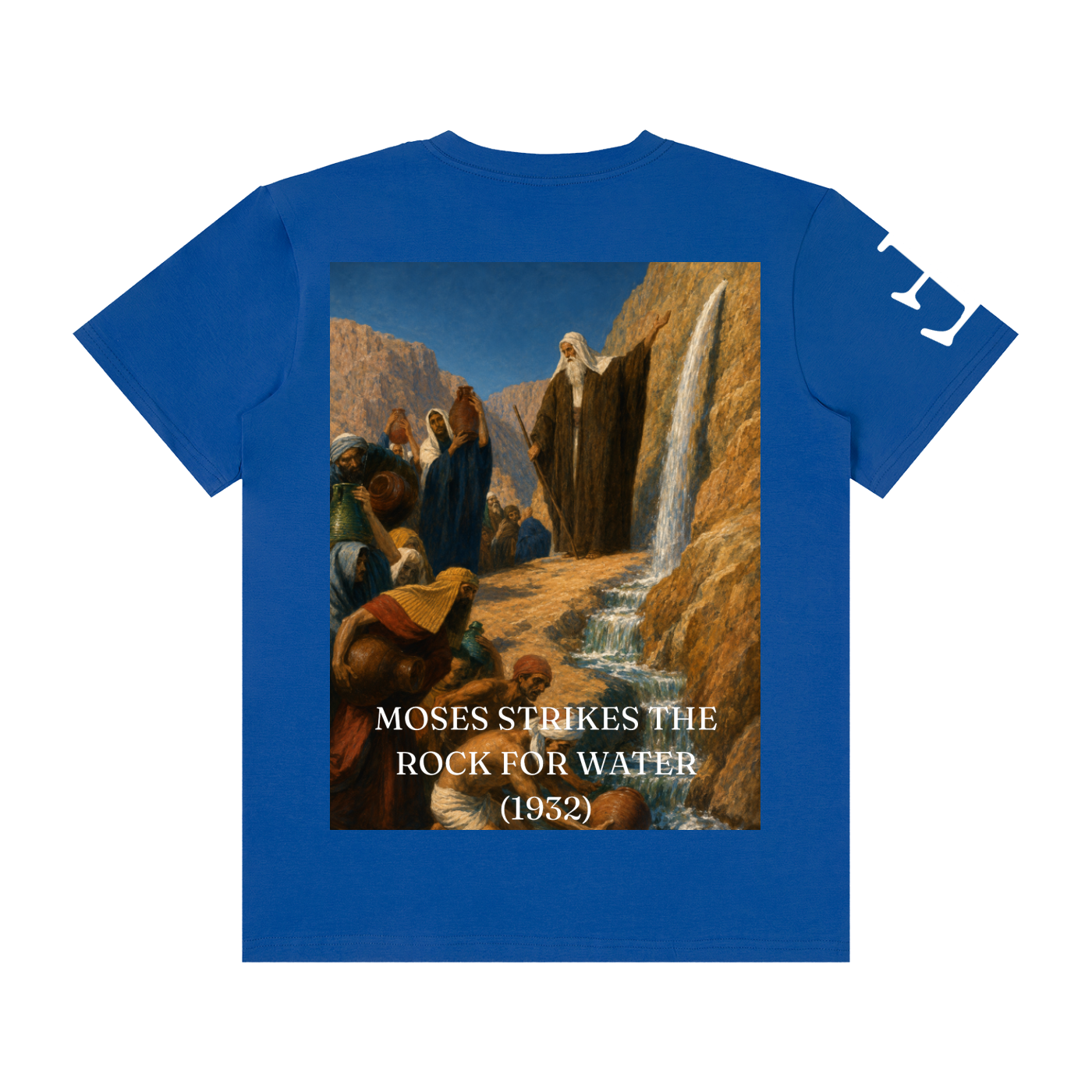 Moses strikes the rock for water (1932) T-Shirt
