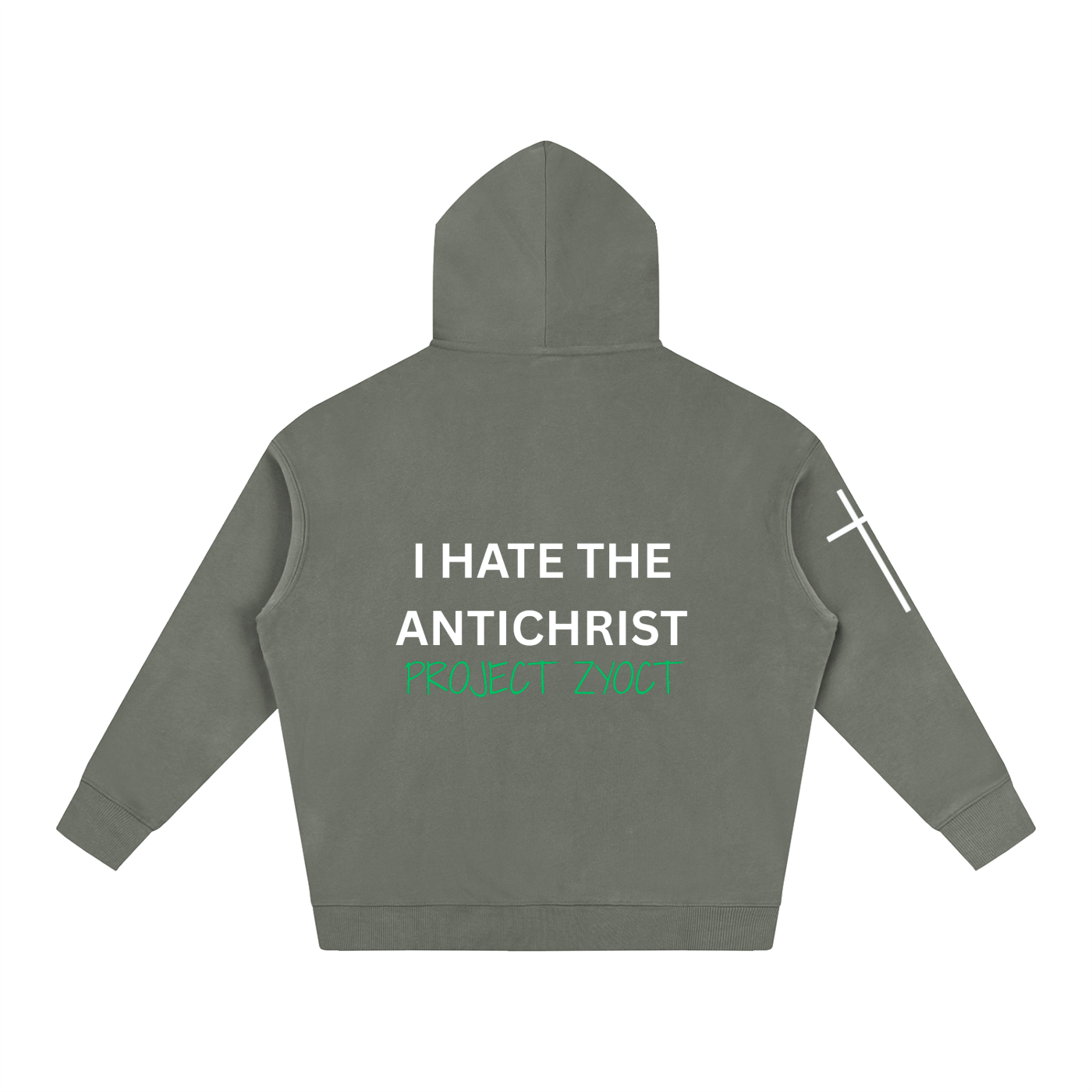 "I Hate the Antichrist" Oversize Hoodie