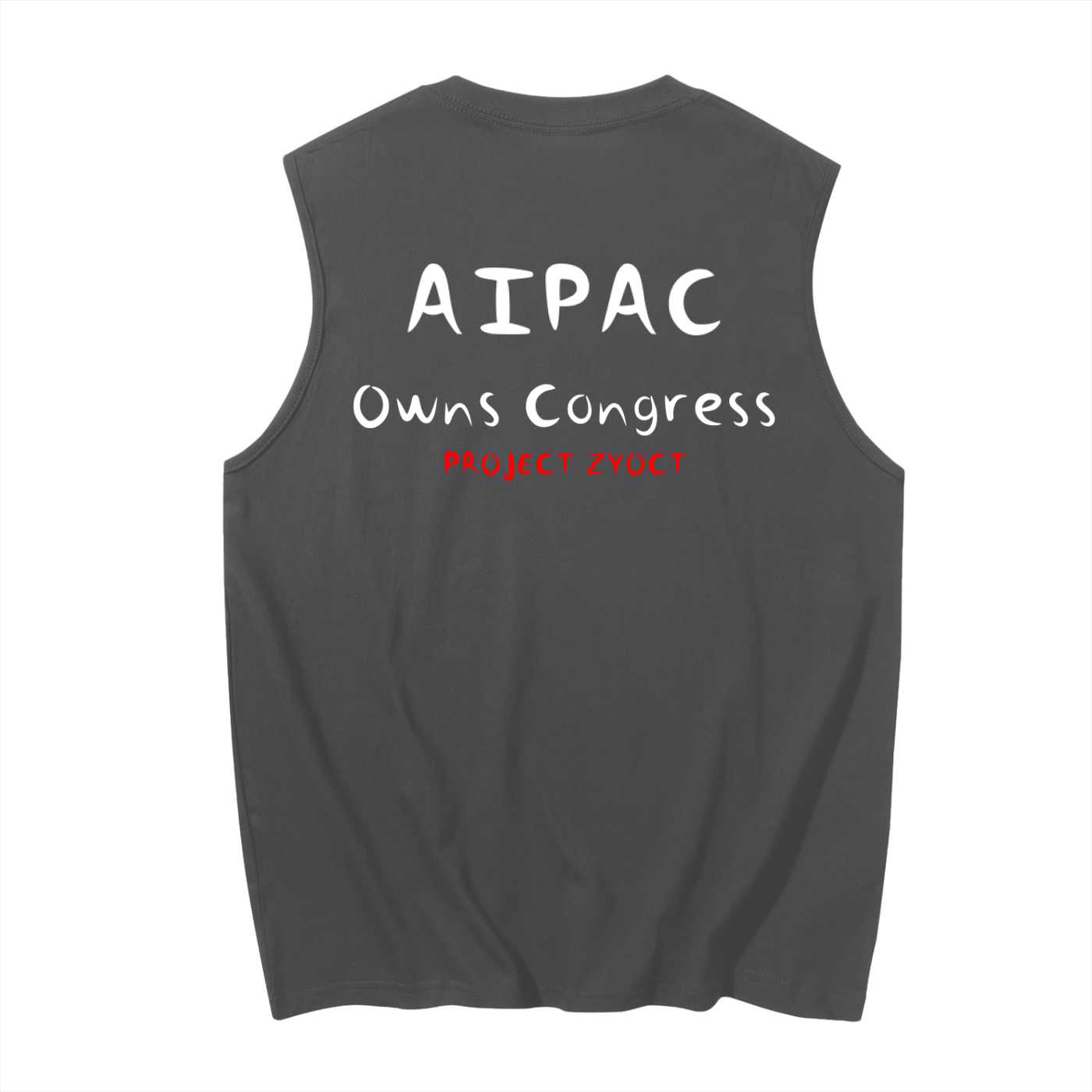 "AIPAC Owns Congress" Cotton Tank Top