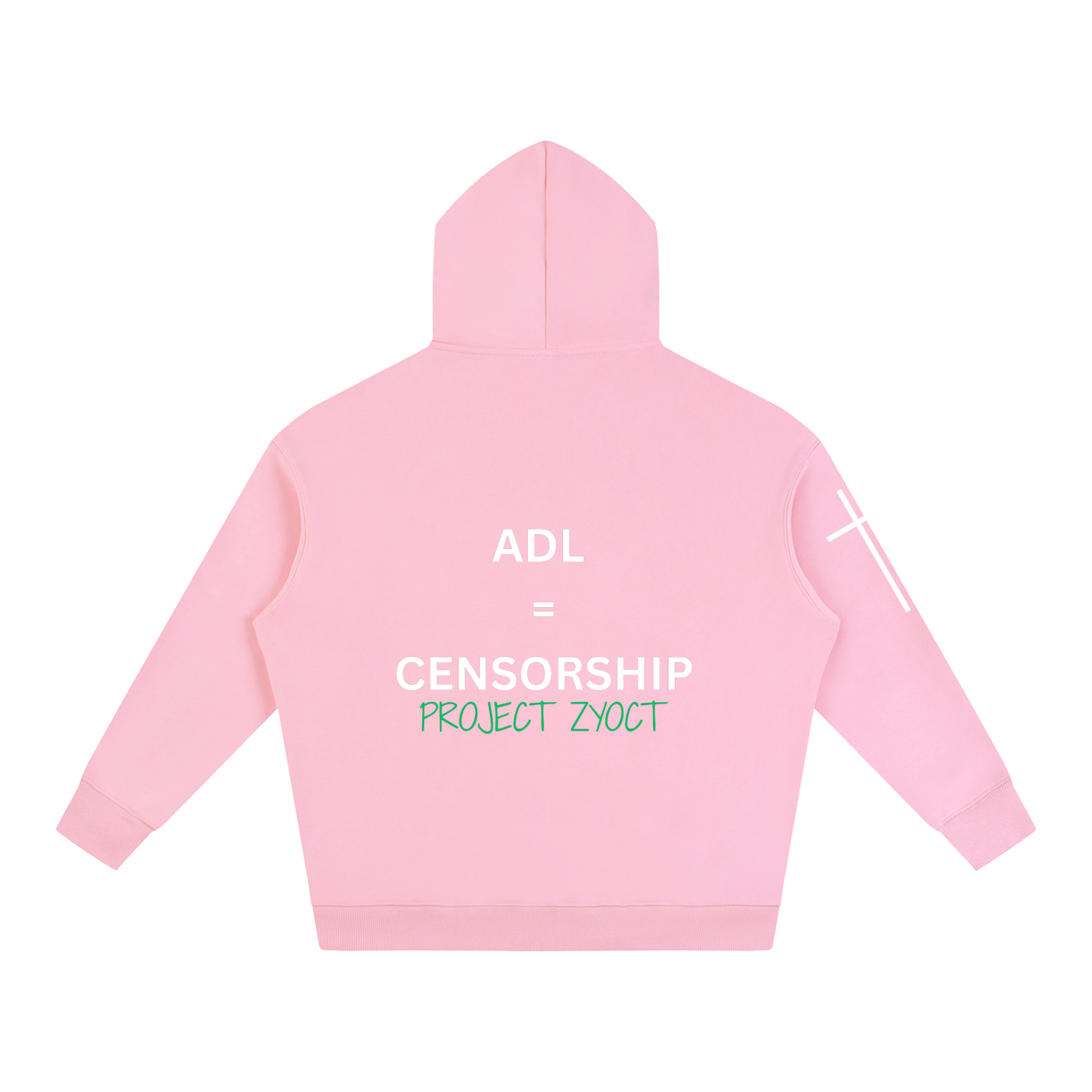 "ADL = Censorship" Oversize Hoodie