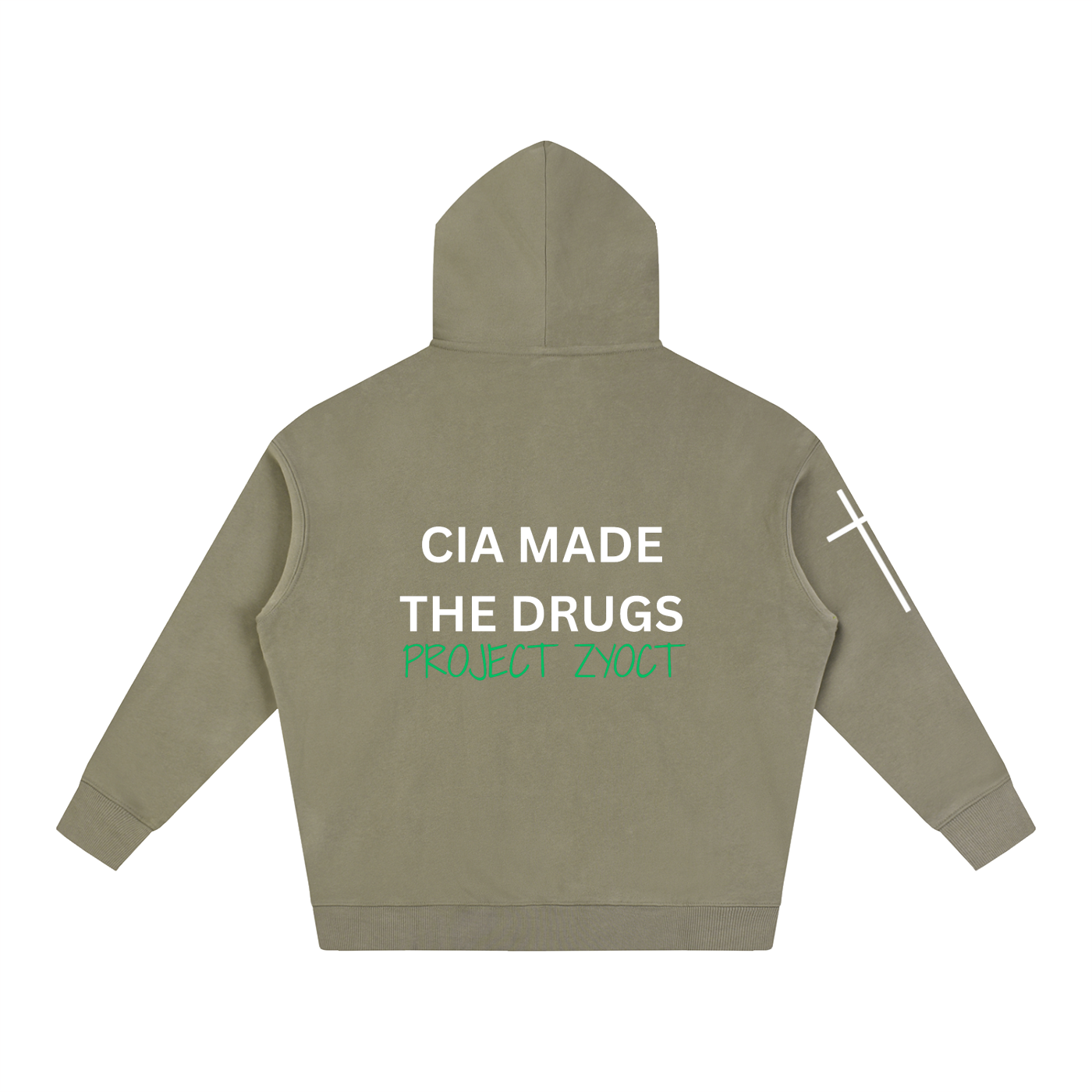 "CIA Made the Drugs" Oversize Hoodie