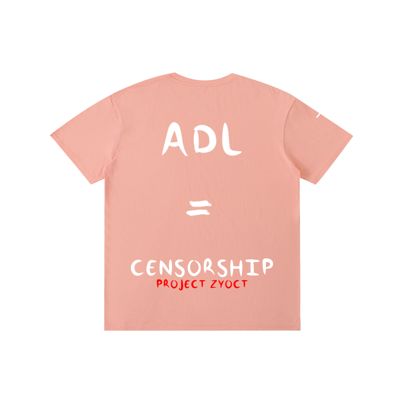 "ADL = Censorship" Cotton T-Shirt