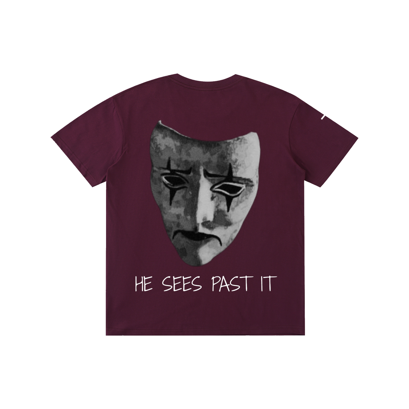 "He Sees Past It" Cotton T-Shirt