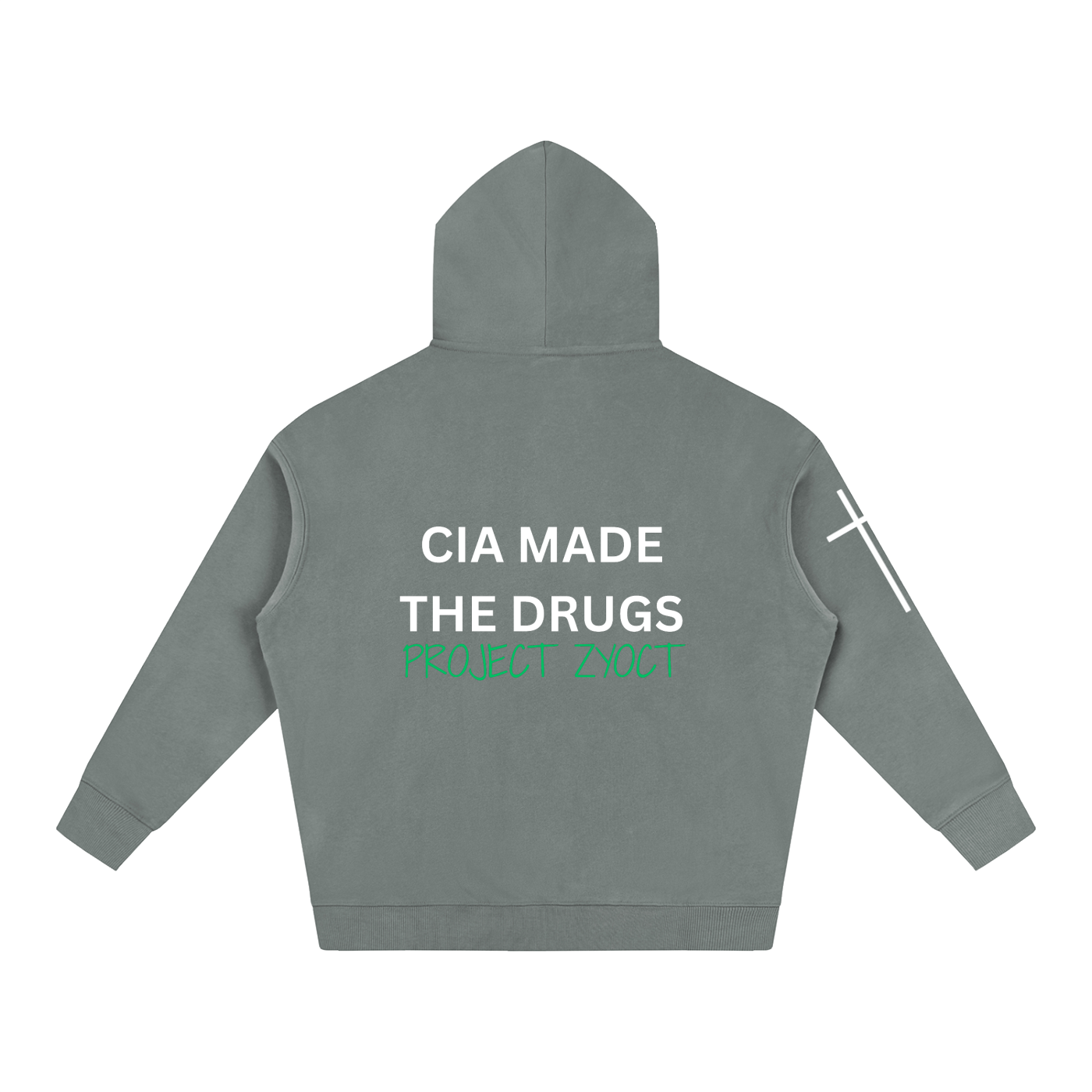 "CIA Made the Drugs" Oversize Hoodie