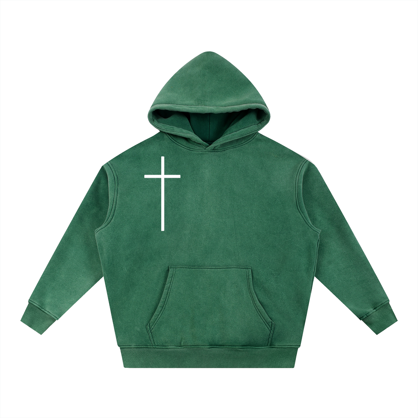 "Follow the Money" Snow Wash Oversize Hoodie