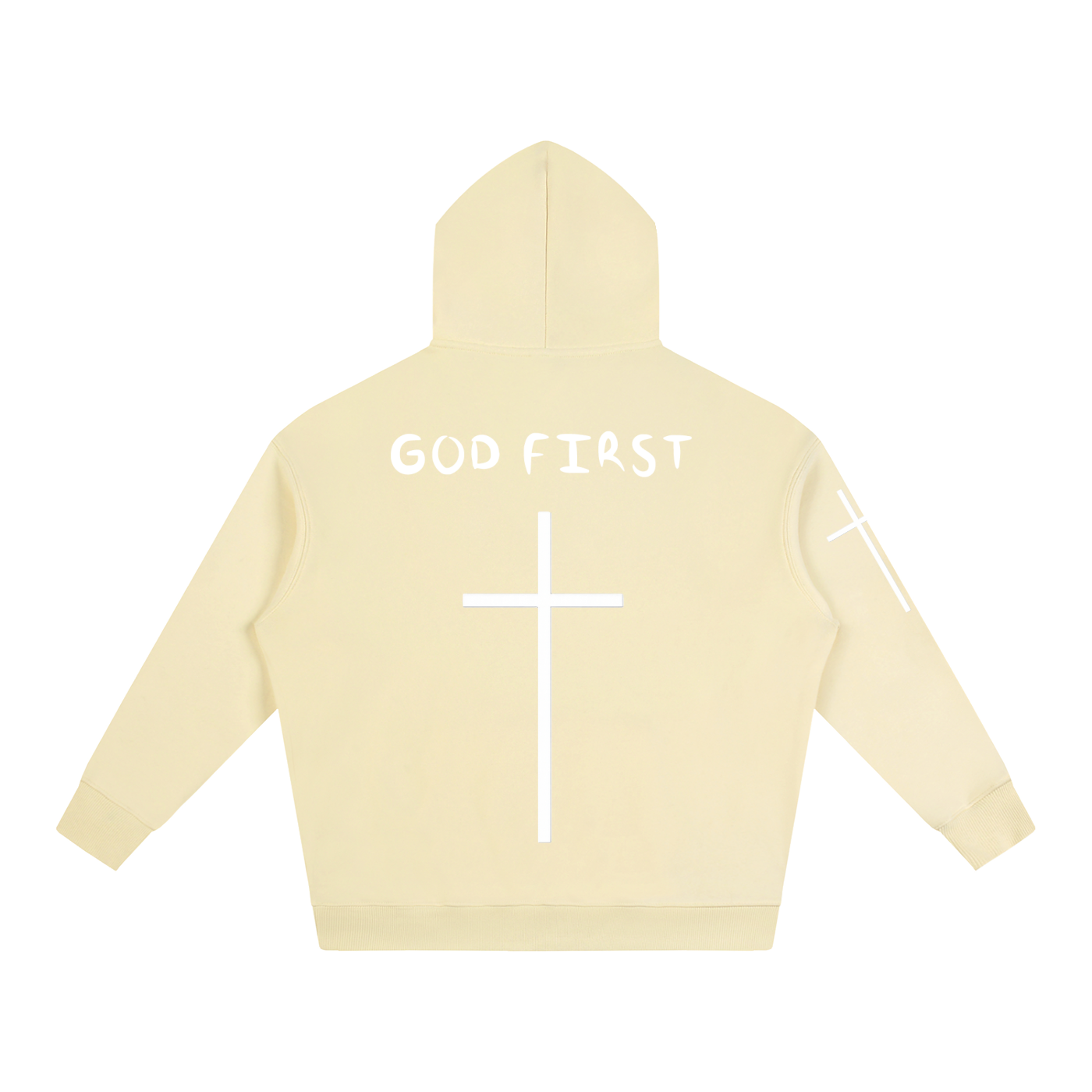 "GOD FIRST" Oversize Hoodie
