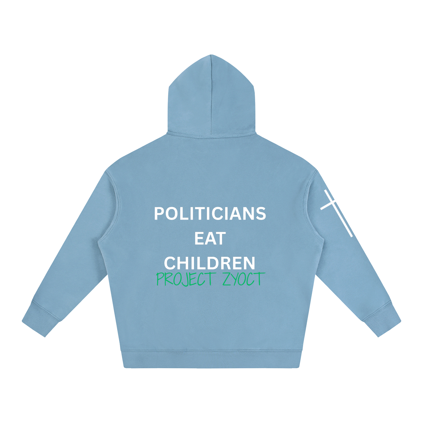 "Politicians Eat Children" Oversize Hoodie