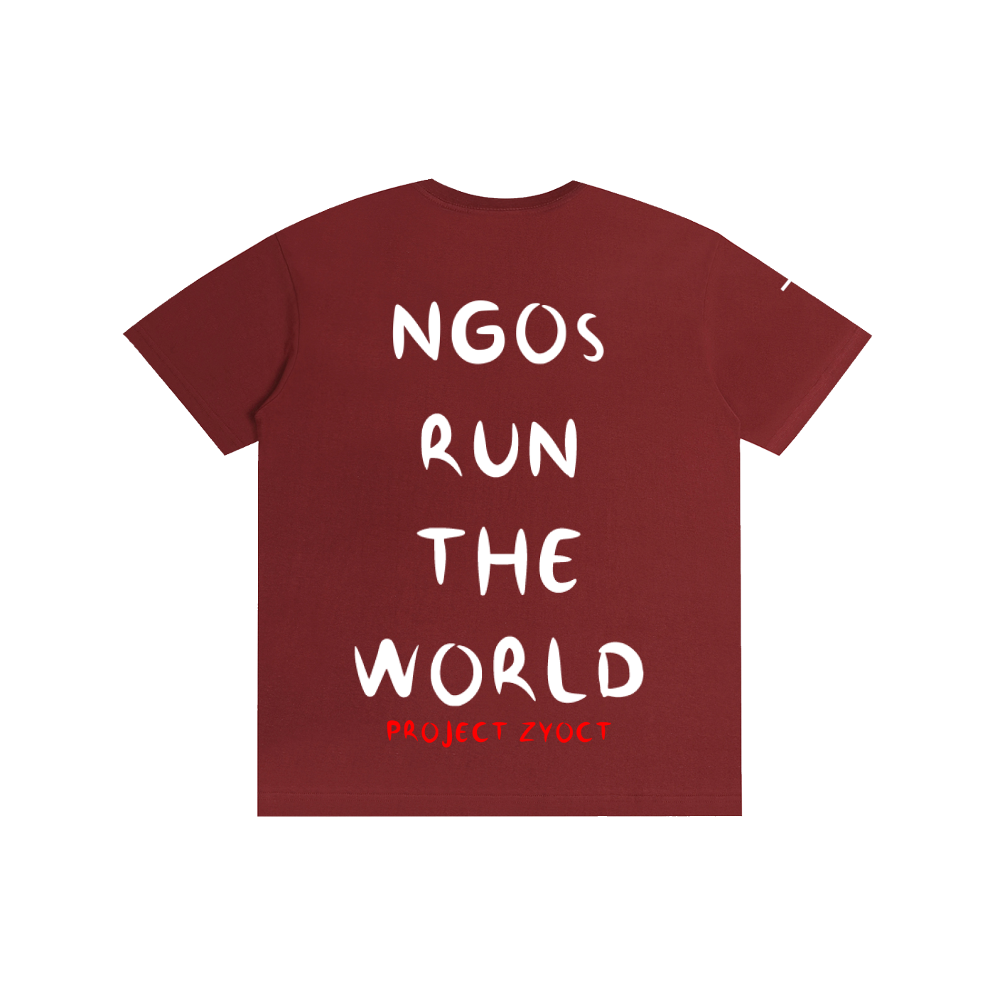 "NGOs Run the World" Cotton T-Shirt