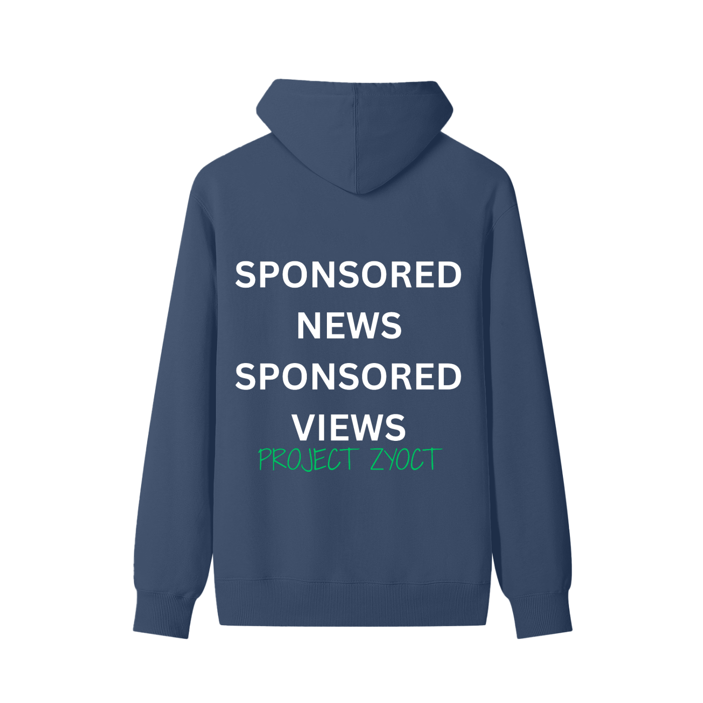 "Sponsored News Sponsored Views" Classic Cotton Hoodie