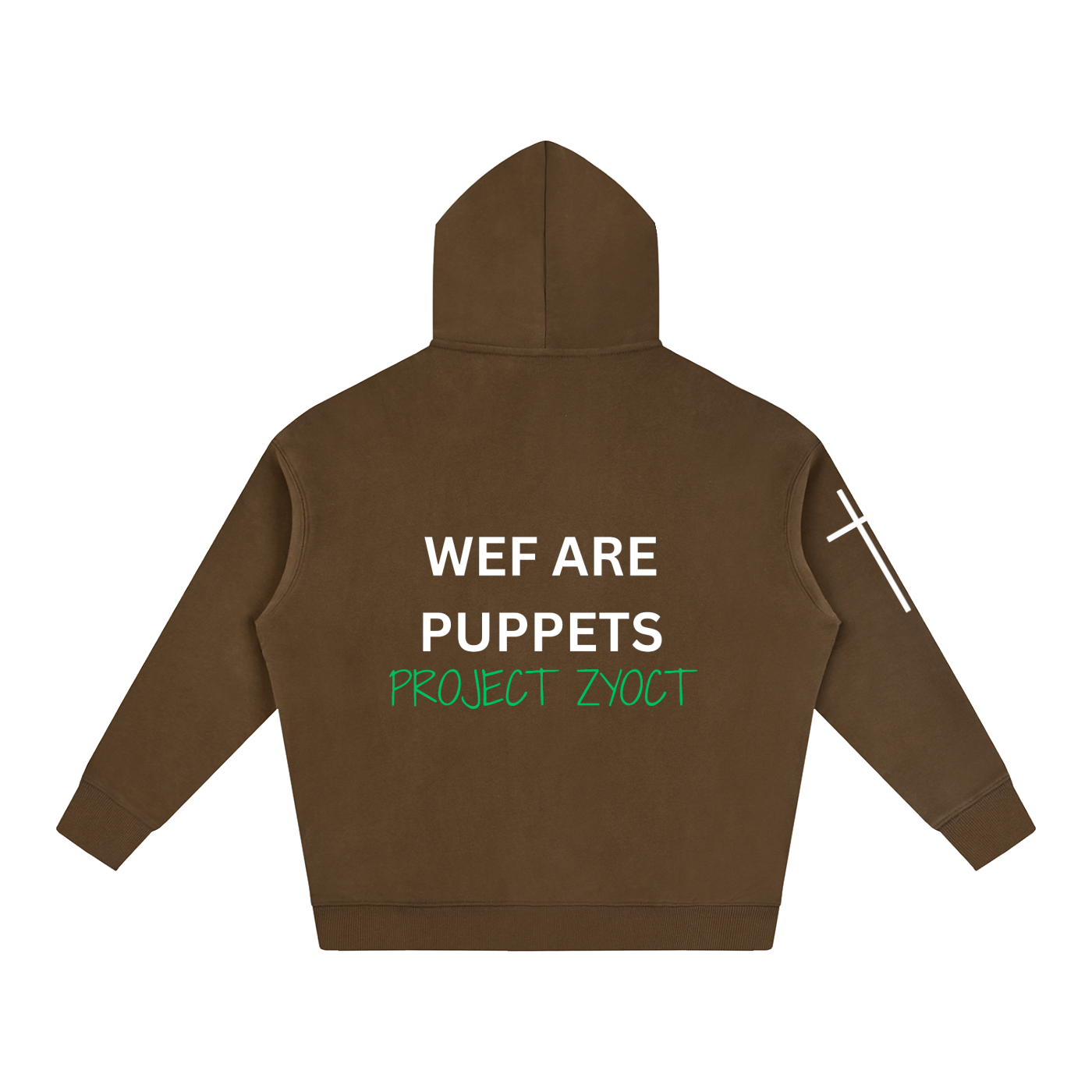 "WEF Are Puppets" Oversize Hoodie