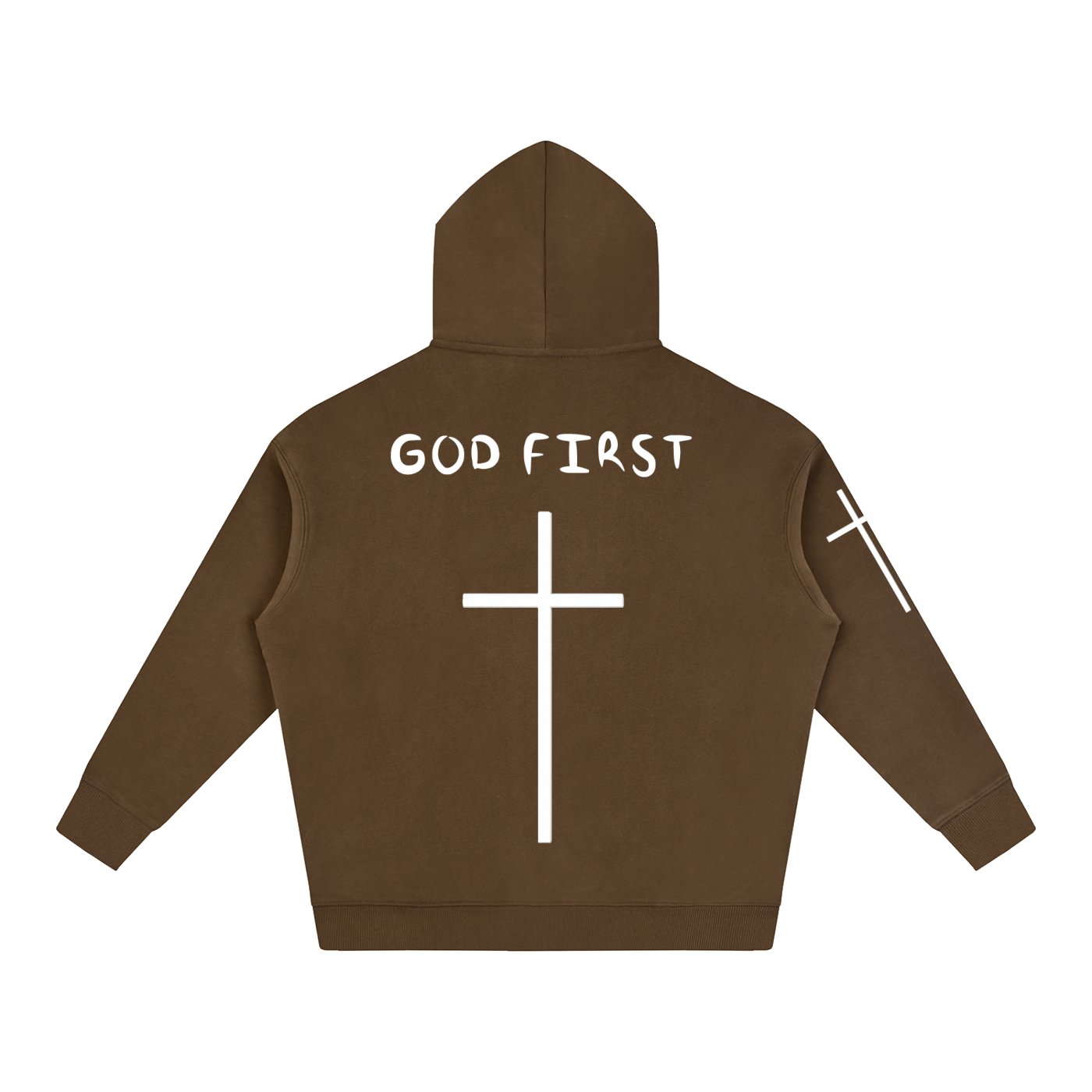 "GOD FIRST" Oversize Hoodie