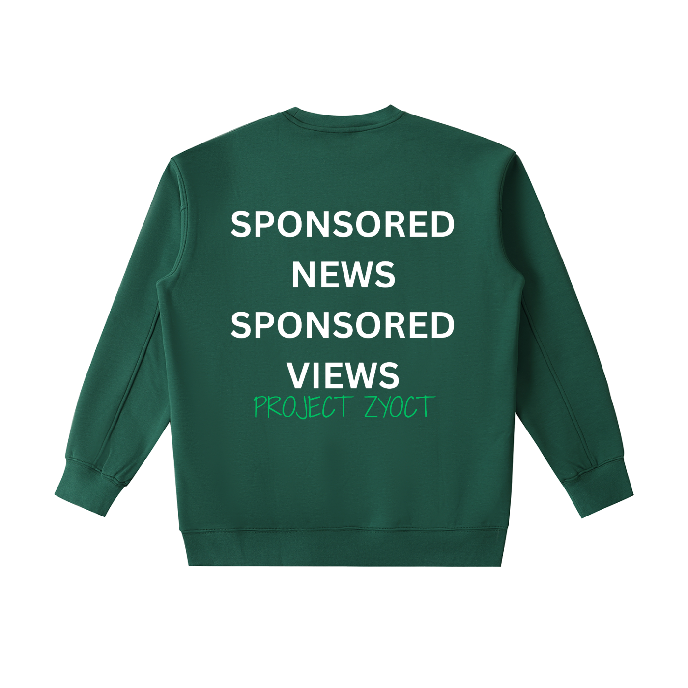 "Sponsored News Sponsored Views" Heavyweight Sweatshirt