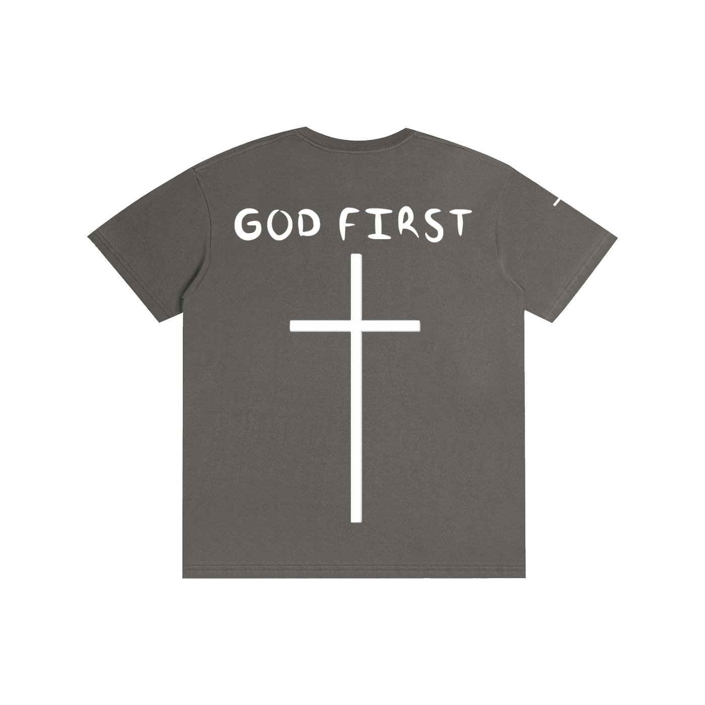 "GOD FIRST" Cotton T-Shirt