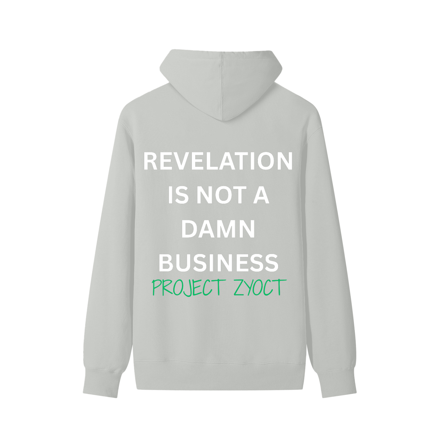 "Revelation is Not a Damn Business" Classic Cotton Hoodie