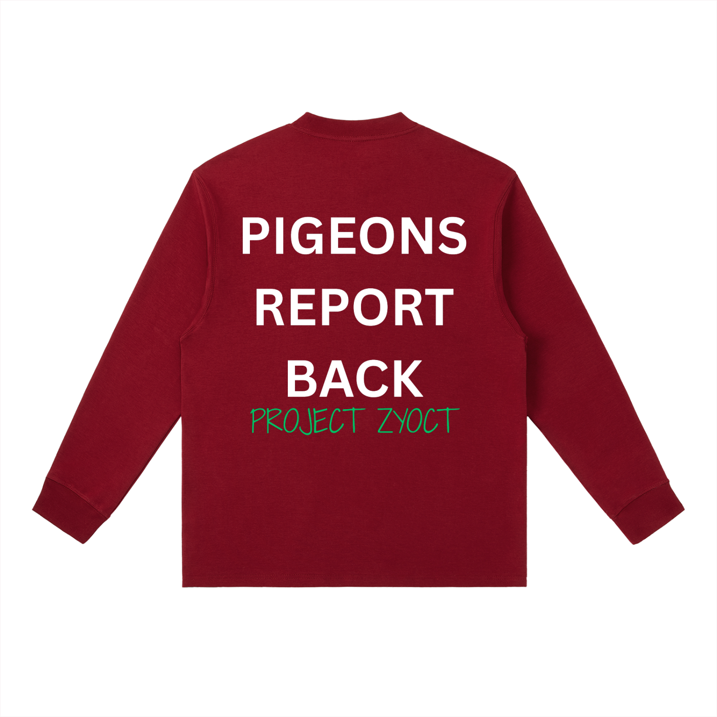 "Pigeons Report Back" Long Sleeve