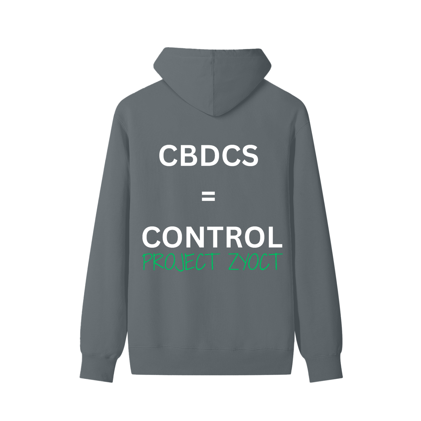 "CBDCs = Control" Classic Cotton Hoodie