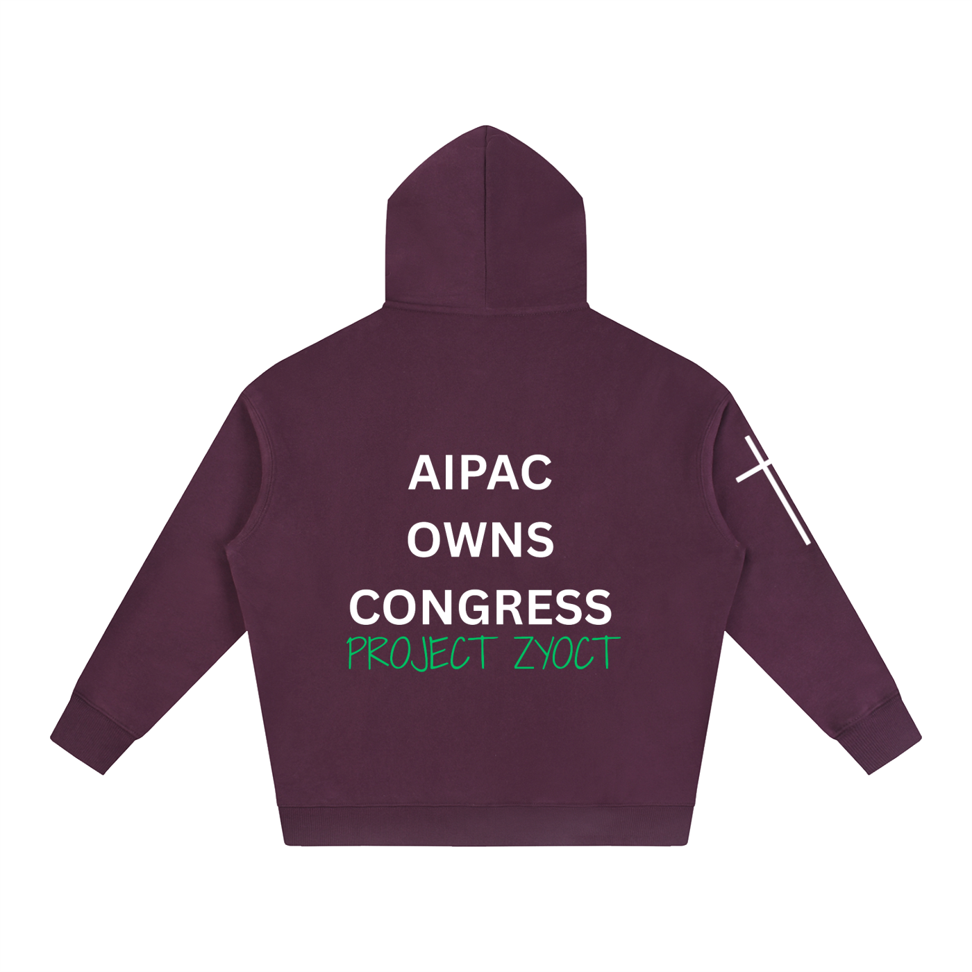 "AIPAC Owns Congress" Oversize Hoodie