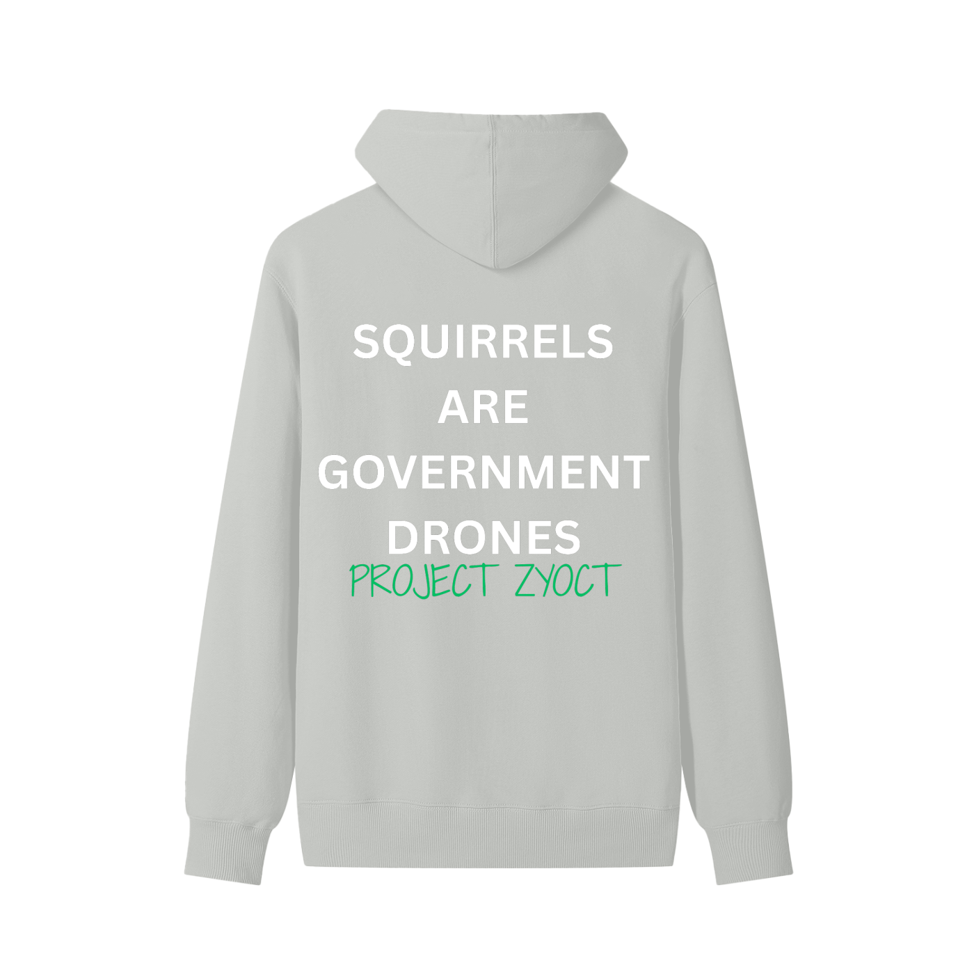 "Squirrels Are Government Drones" Classic Cotton Hoodie
