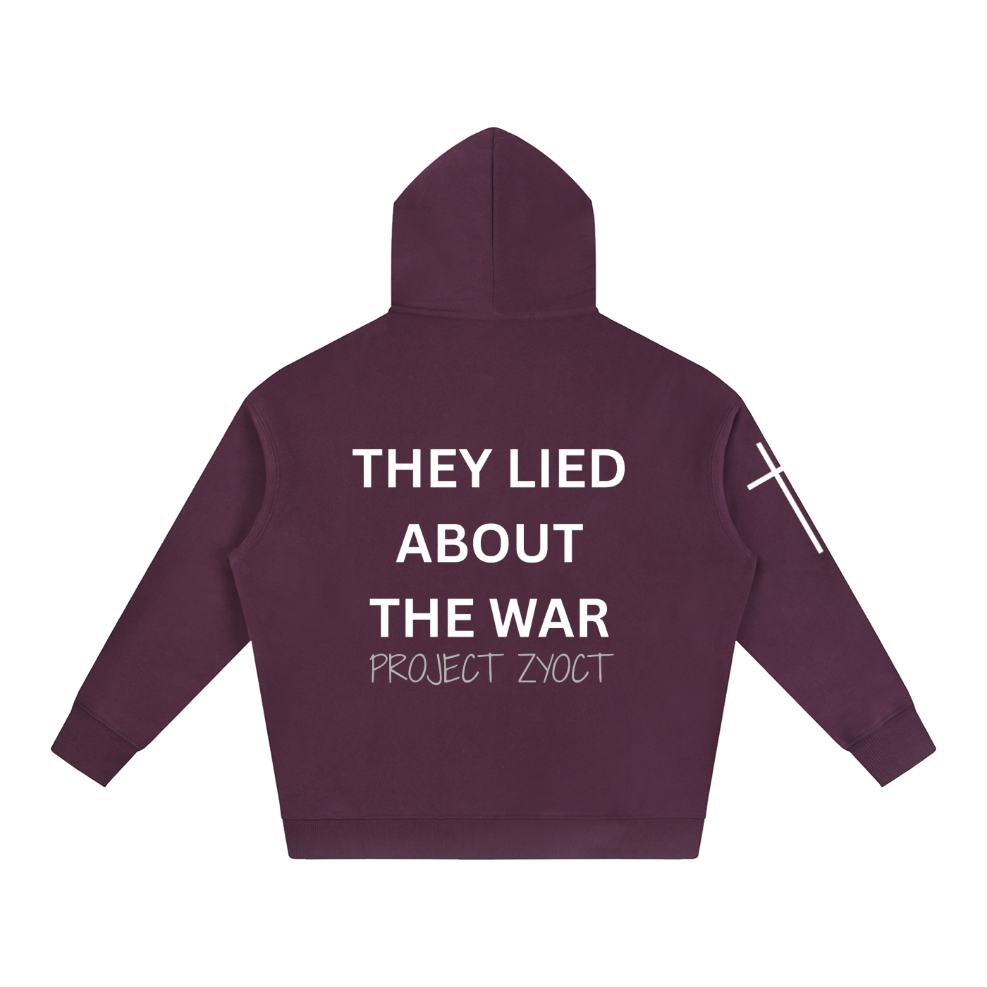 "They Lied About the War" Oversize Hoodie