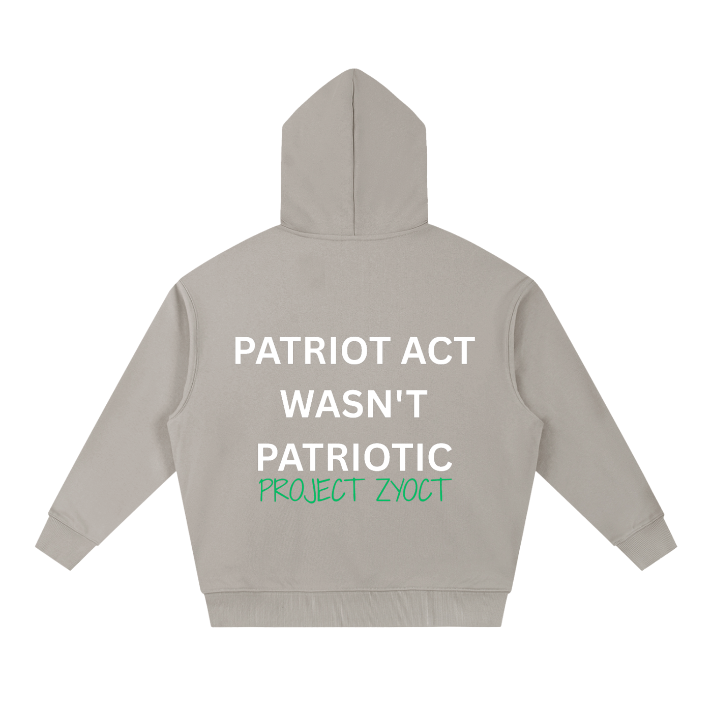 "Patriot Act Wasn't Patriotic" Heavyweight Hoodie