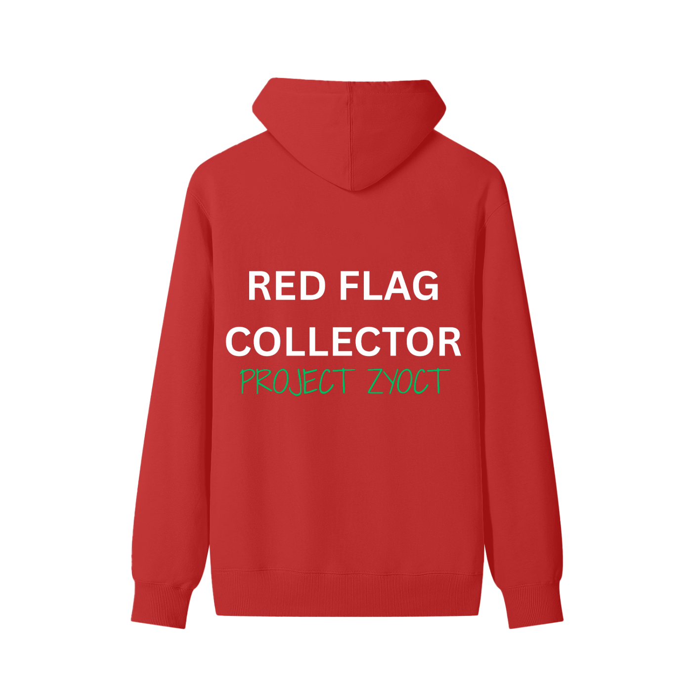 "Red Flag Collector" Classic Cotton Hoodie