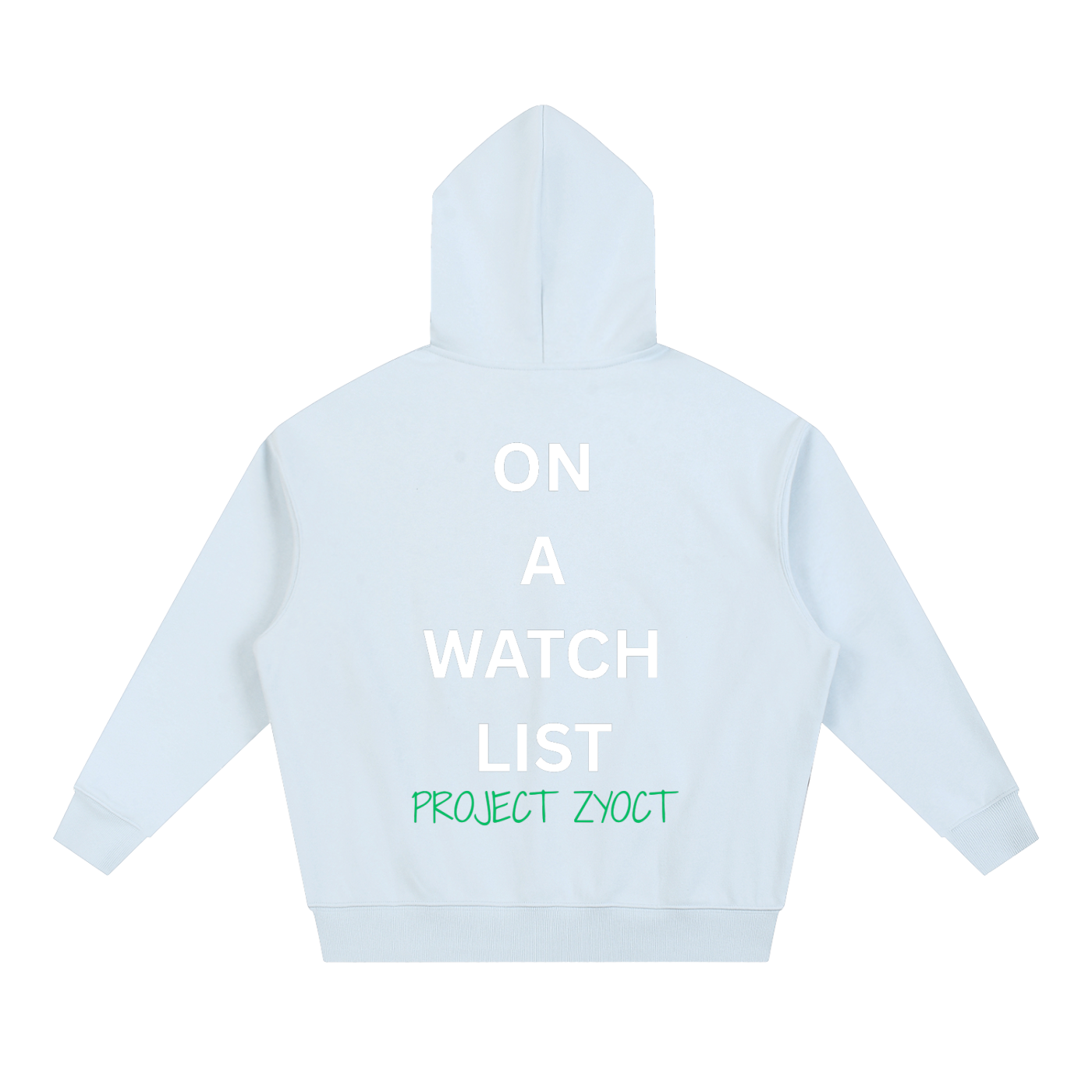 "On a watch list" Heavyweight Hoodie