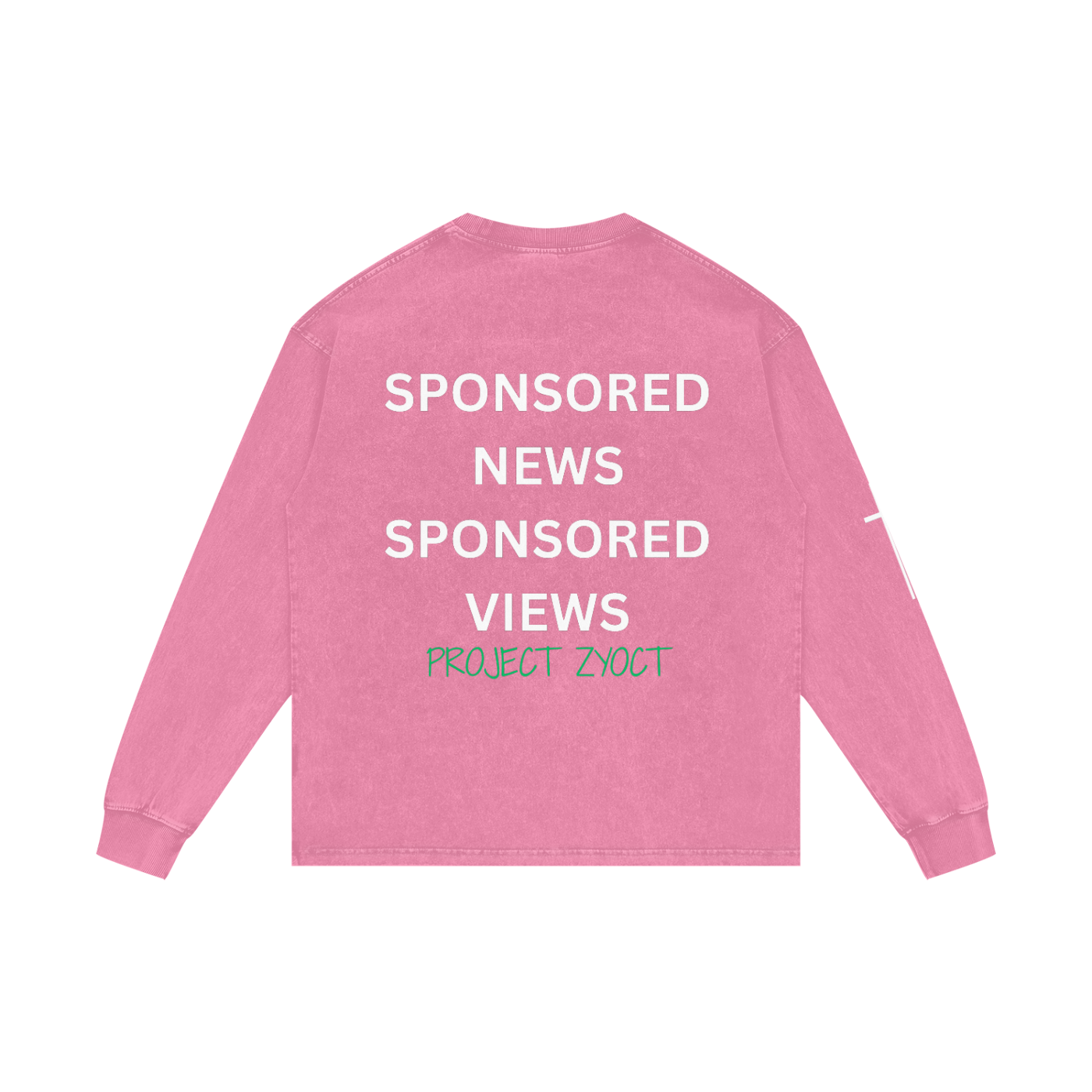 "Sponsored News Sponsored Views" Acid Wash Long Sleeve